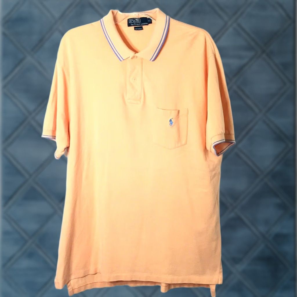 Polo Ralph Lauren Polo Ralph Lauren Shirt Mens XL Orange Short Sleeve Knit Polo Shirt Mens XL Orange Knit Shirt Size US XL / EU 56 / 4 - 1 Thumbnail