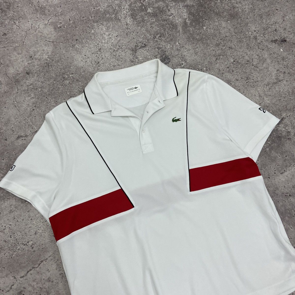 Lacoste Lacoste sport x Novak Djokovic Ultra Dry tennis polo 3XL tee Size US XXL / EU 58 / 5 - 3 Thumbnail