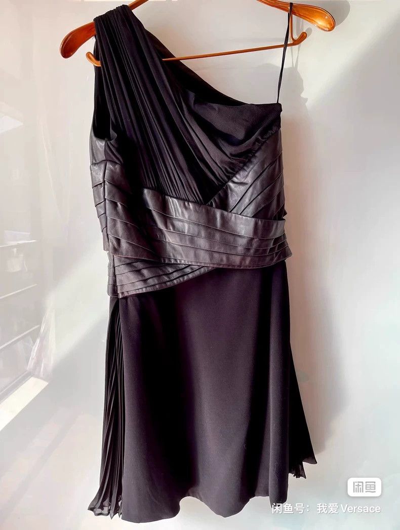 Versace Versace Sheepskin dress Size L / US 10 / IT 46 - 5 Thumbnail