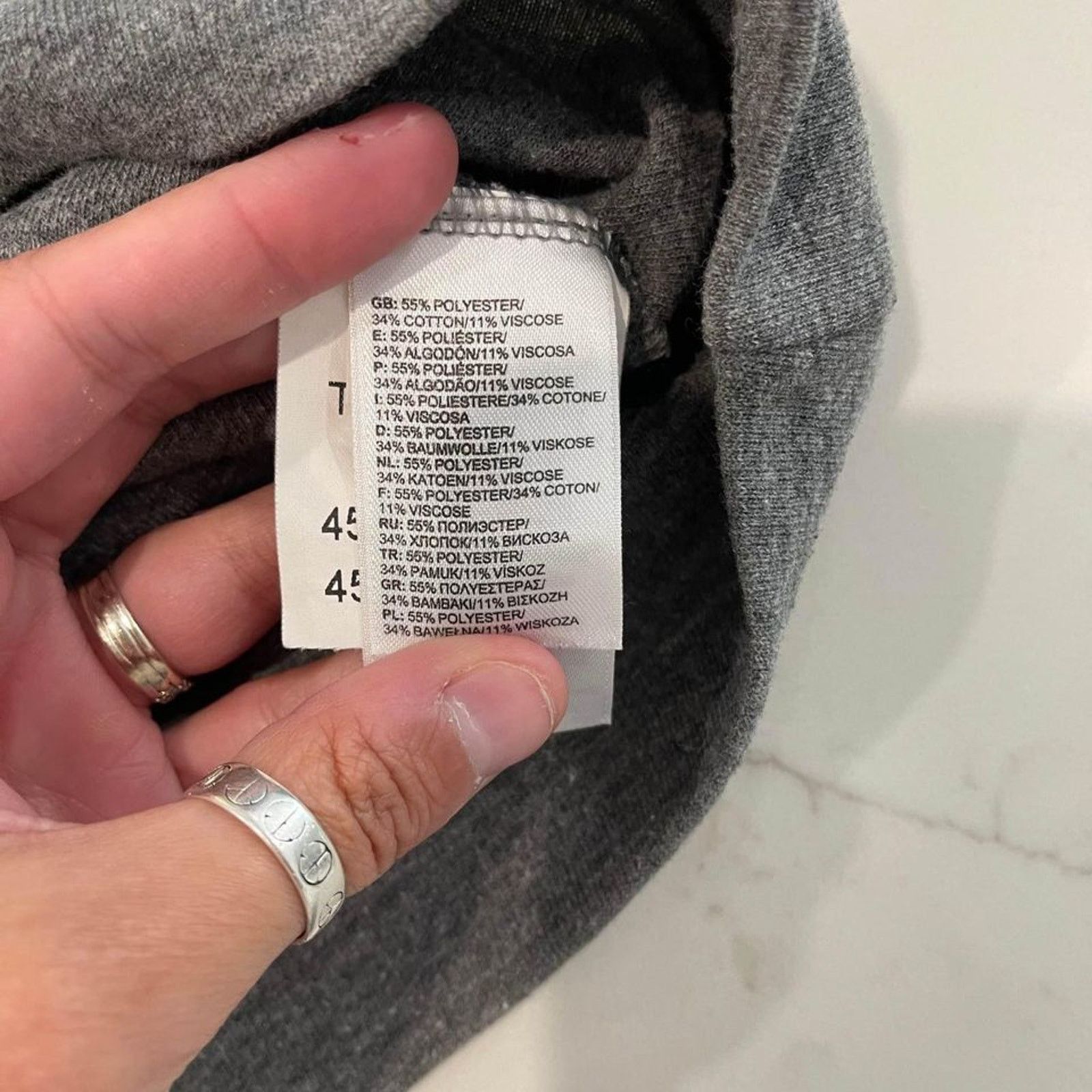 The North Face The North Face Gray Long Sleeve Top/ Dress Women's Medium Size M / US 6-8 / IT 42-44 - 5 Thumbnail