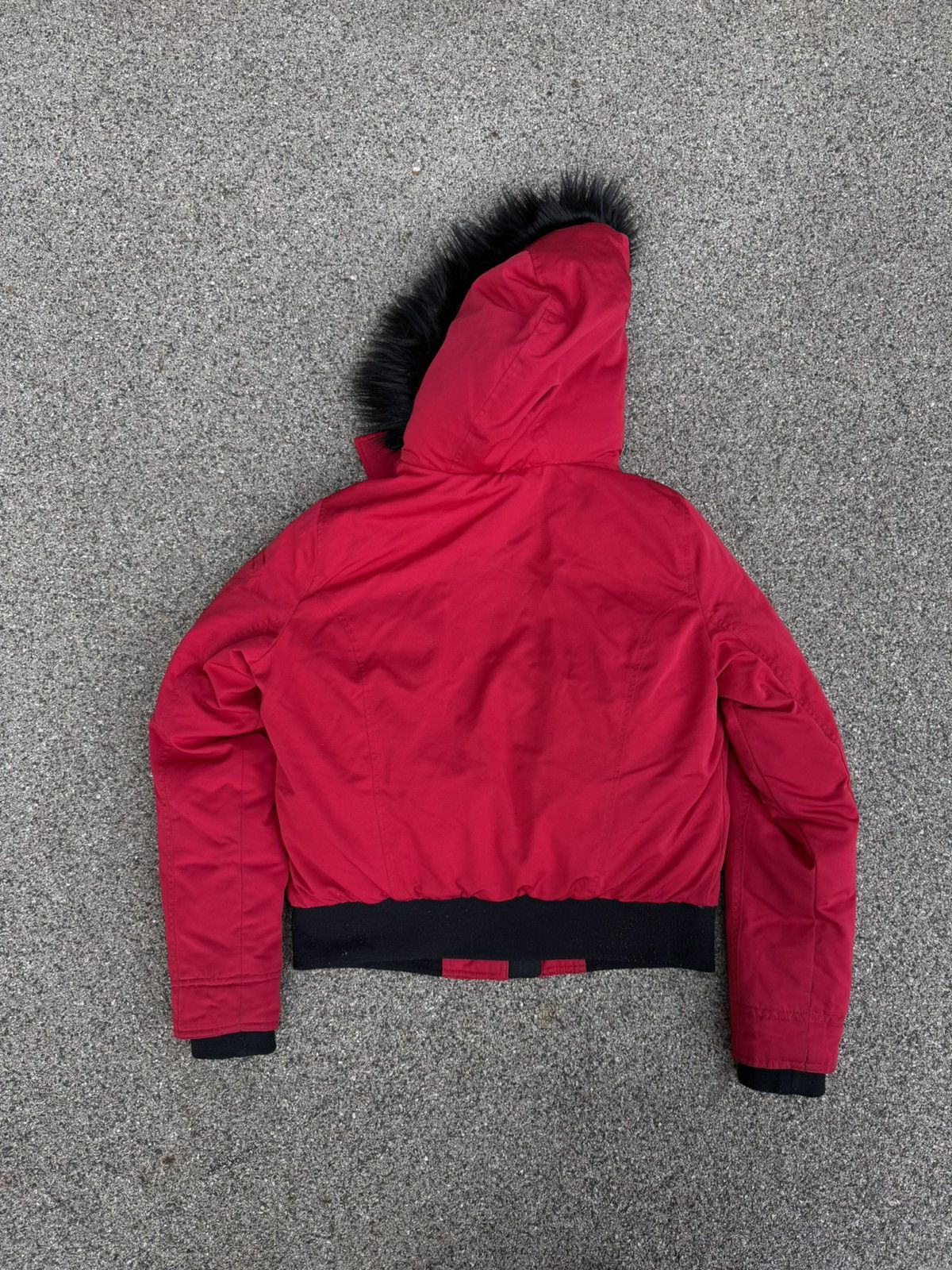 Hollister Streetwear Hollister Black Fur Y2K Bomber Jacket Size US M / EU 48-50 / 2 - 16 Thumbnail