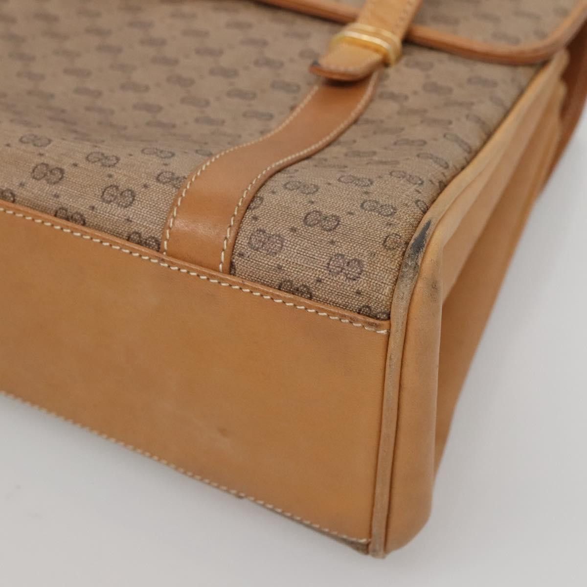 Gucci GUCCI Micro GG Supreme Hand Bag Pvc Beige Gold 000 46 000 46 Size ONE SIZE - 10 Thumbnail
