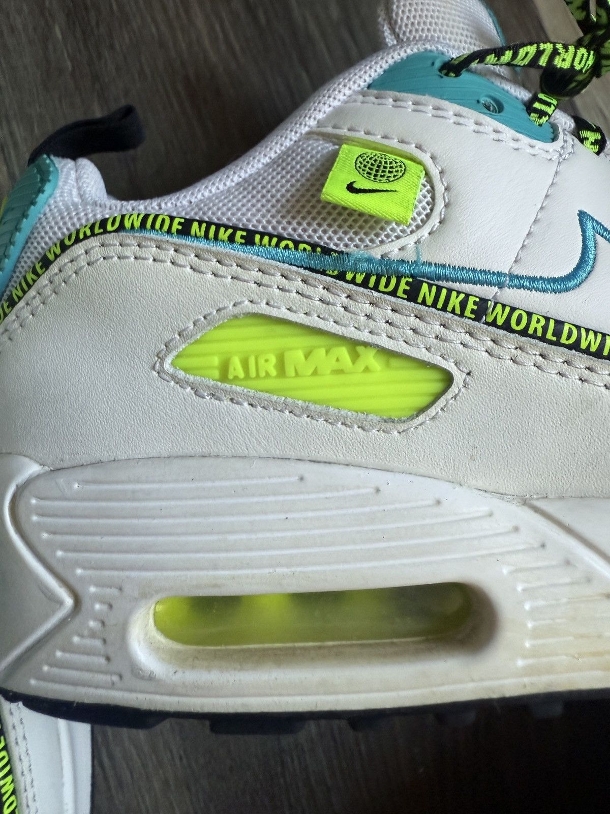 Nike × Vintage Nike Air Max 90 Worldwide Pack CV7665-100 Size 6Y 7.5W Women Size US 7.5 / IT 37.5 - 8 Thumbnail