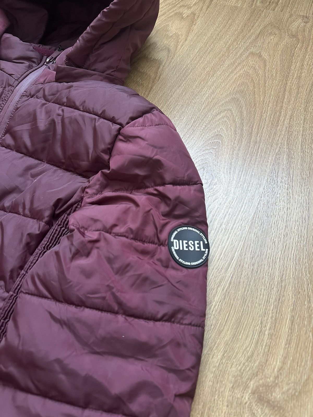 Diesel Diesel Women’s Puffer Jacket Hooded Lightweight Quilted Coat Size S / US 4 / IT 40 - 4 Thumbnail
