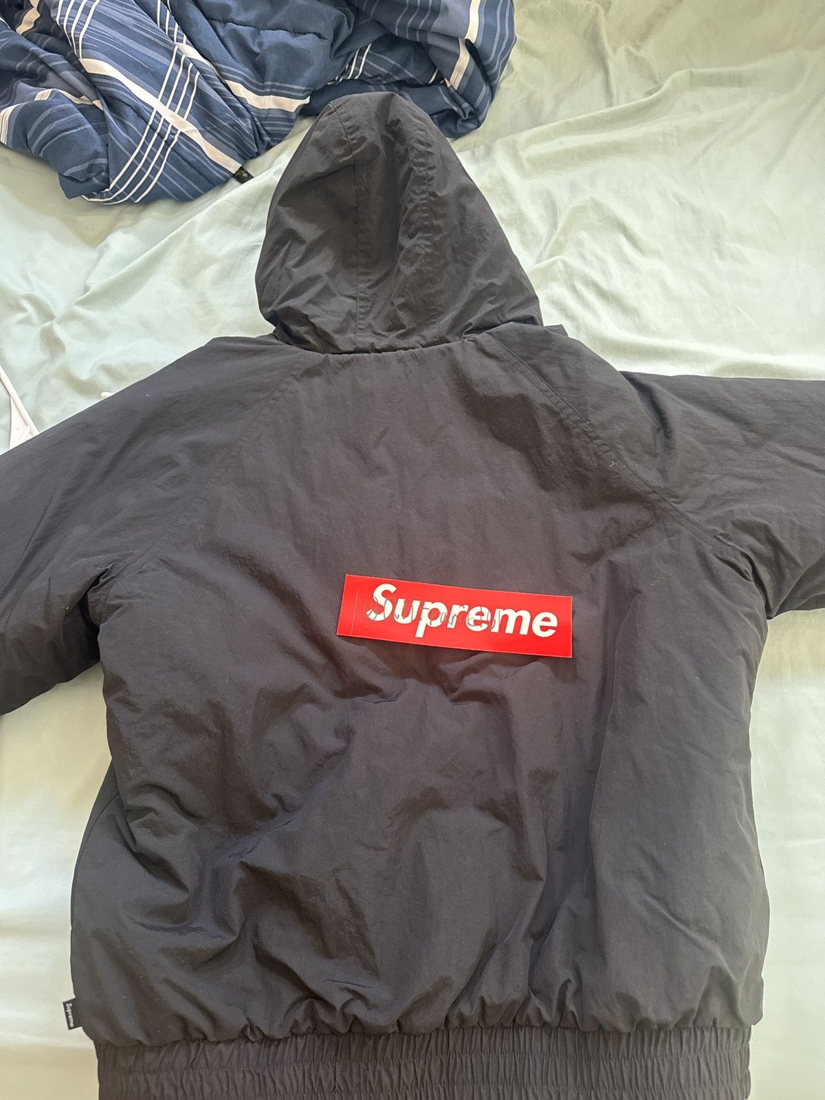 Supreme Supreme Sleeve Script Jacket | Grailed
