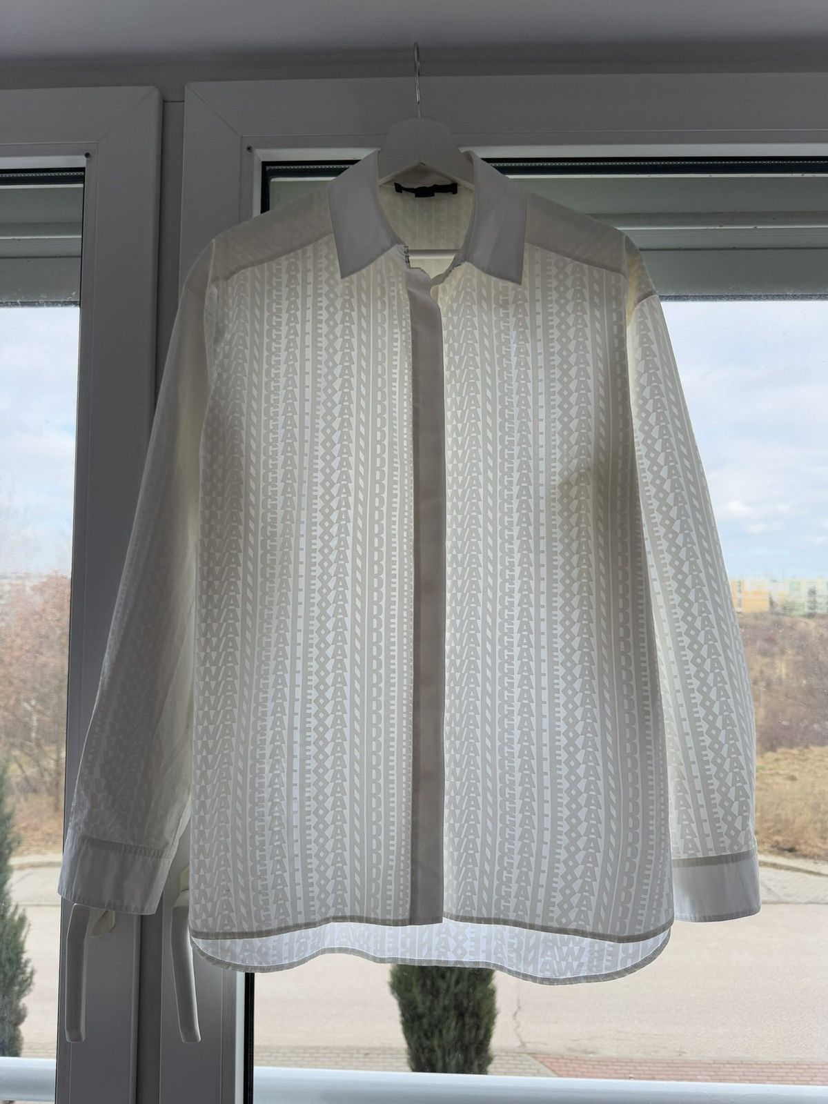 Alexander Wang × Designer Alexander wang all over print monogram shirt 6 M designer Size US XL / EU 56 / 4 - 10 Thumbnail