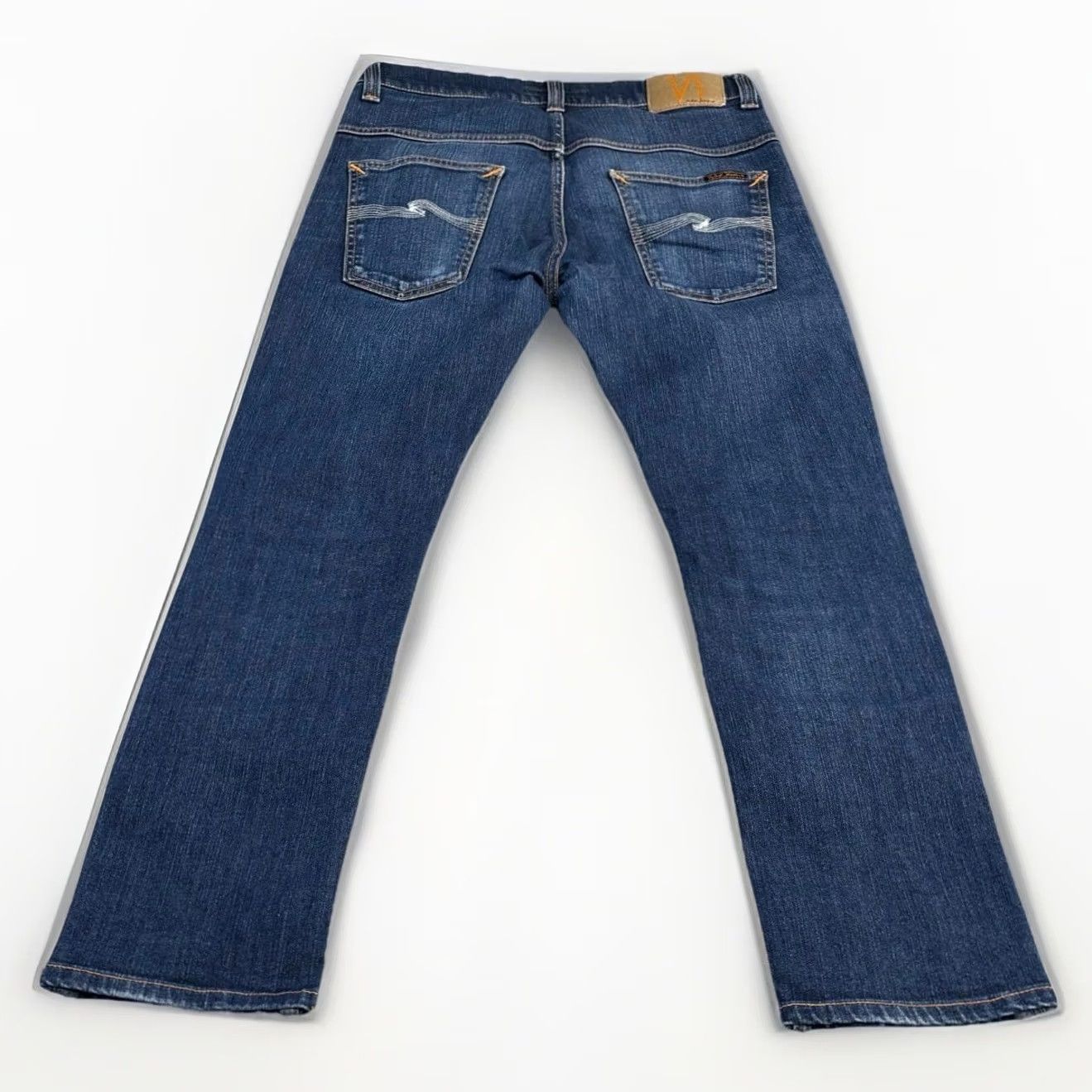 Nudie Jeans Nudie Jeans Thin Finn Slim Fit Jeans W32 L30 Men Blue Zip Fly Pant Pre Loved Size US 32 / EU 48 - 2 Thumbnail