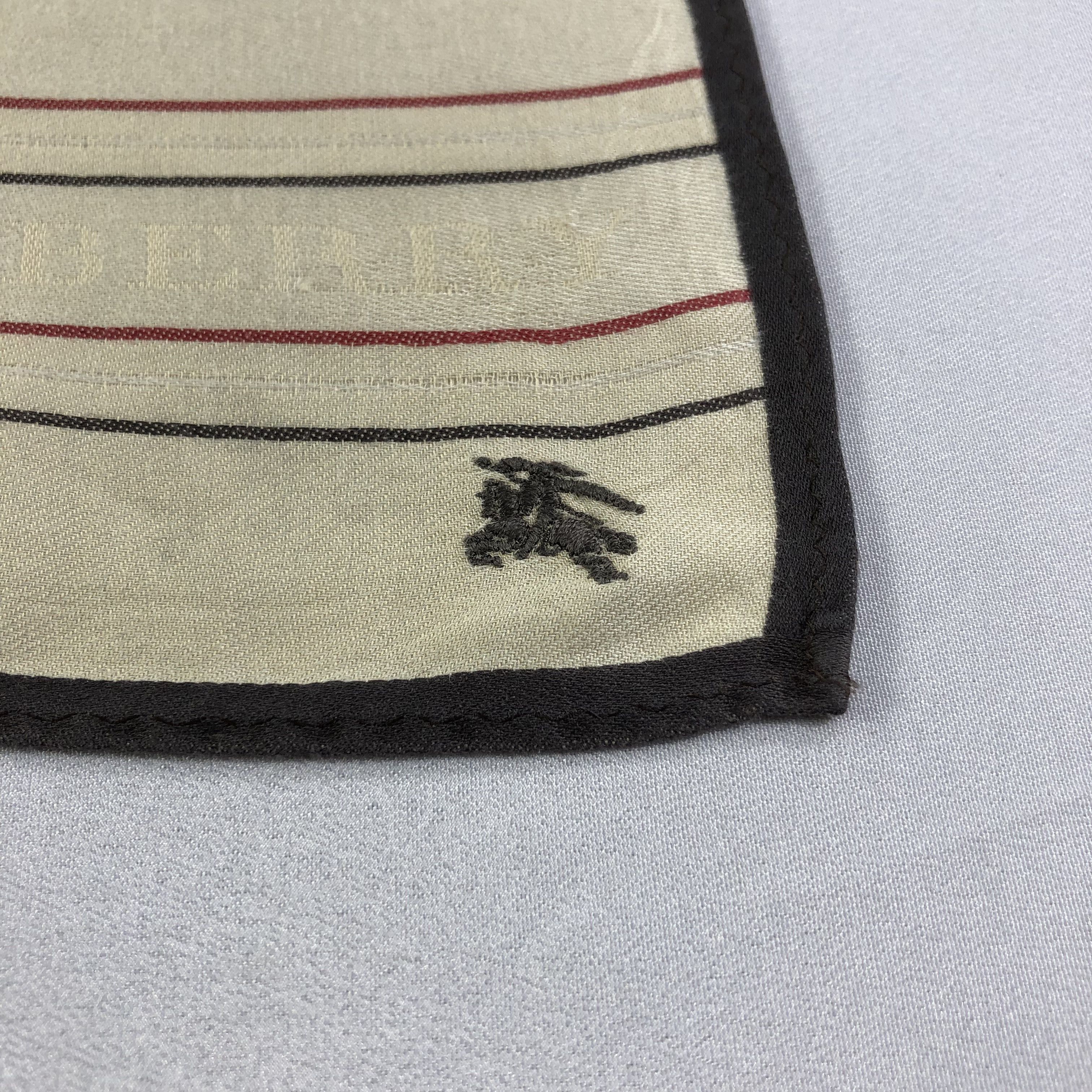 Burberry Burberry Handkerchief Neckerchief Bandana H2125 Size ONE SIZE - 4 Thumbnail