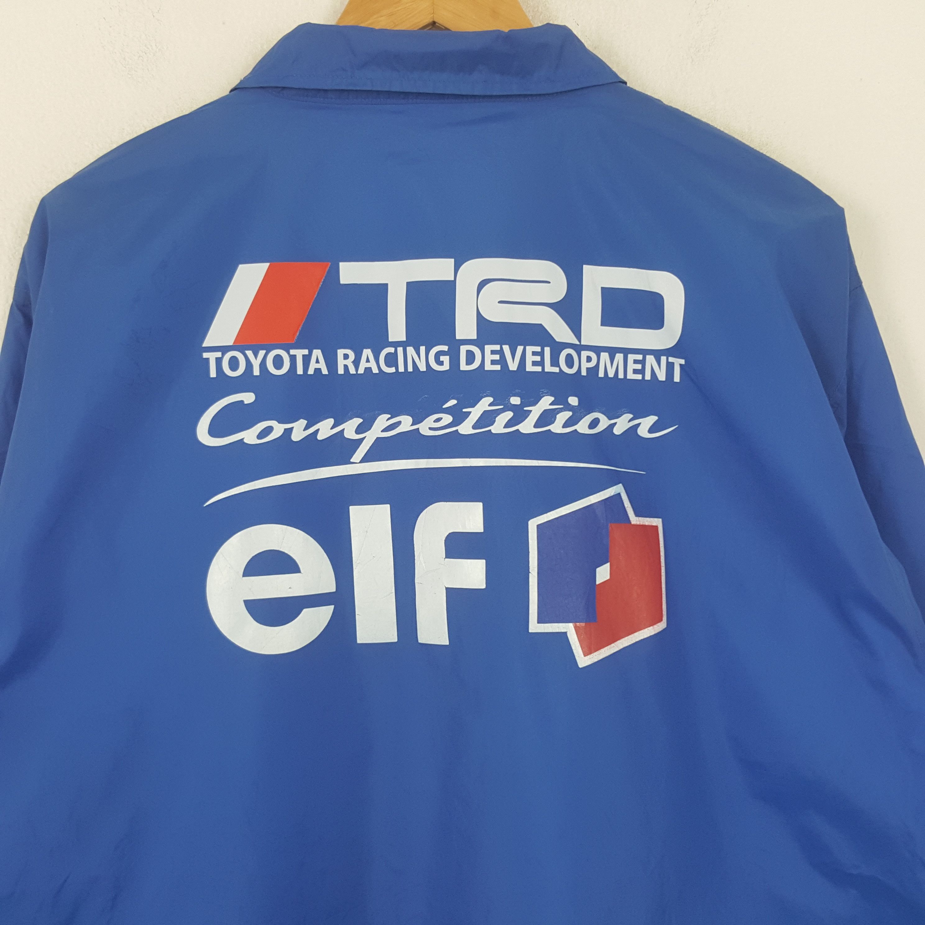 Japanese Brand Vintage ELF X Toyota Racing Development TRD Jacket RR4 Size US XL / EU 56 / 4 - 2 Thumbnail