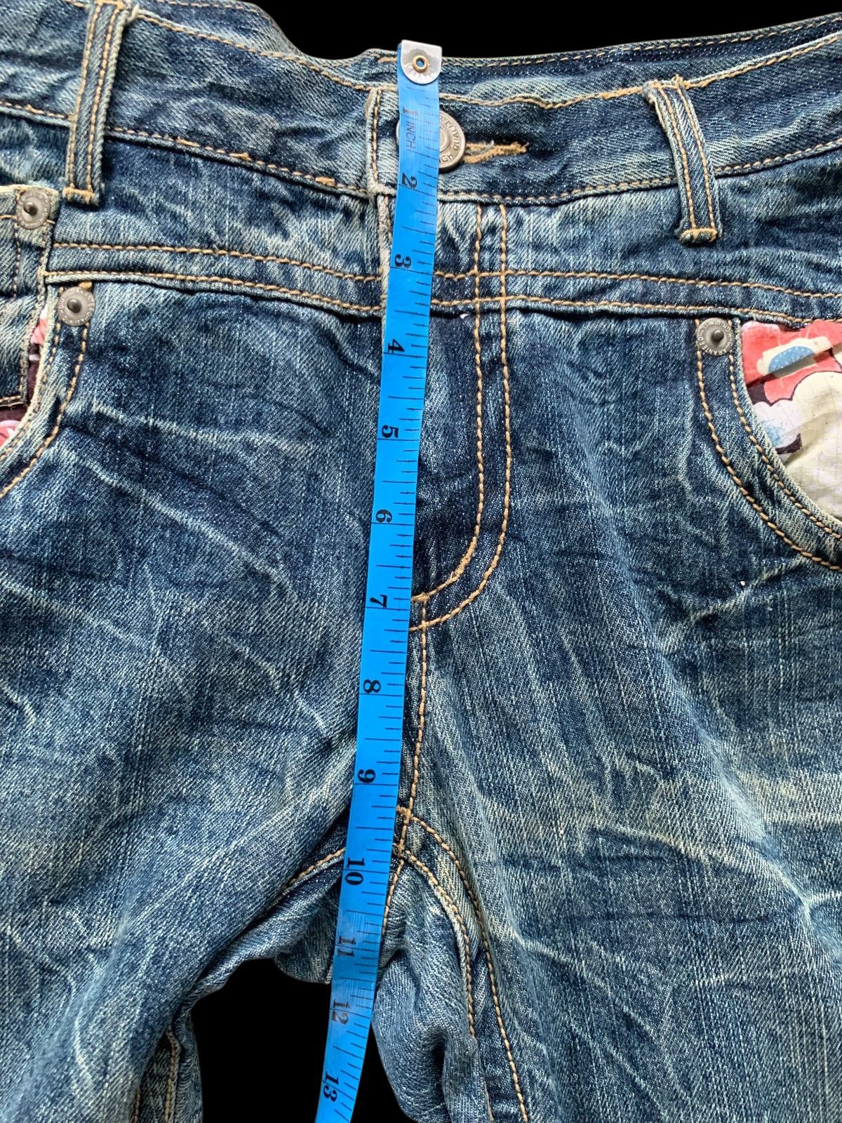 Japanese Brand × Kapital Vintage Denim Floral Japanese Style Distressed Jeans Size 32" / US 10 / IT 46 - 10 Thumbnail