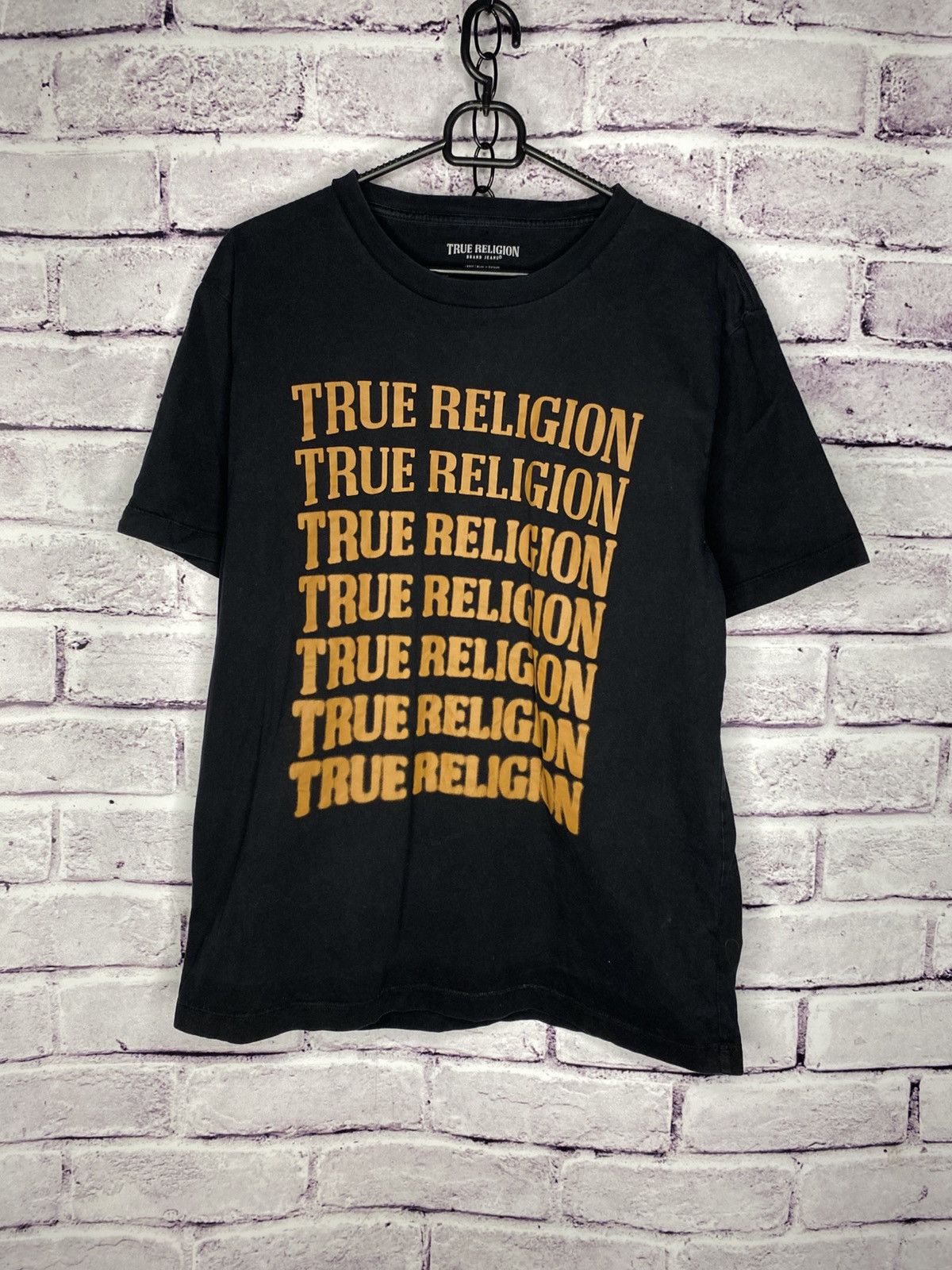 True Religion Men's T-Shirt True Religion Big Logo Tee Size L Size US L / EU 52-54 / 3 - 1 Thumbnail