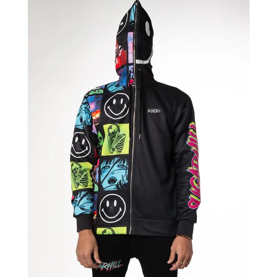 Sugar Sugarhill Mens Daydreams Hoodie Full Zip Size S Graphic Size US S / EU 44-46 / 1 - 1 Thumbnail