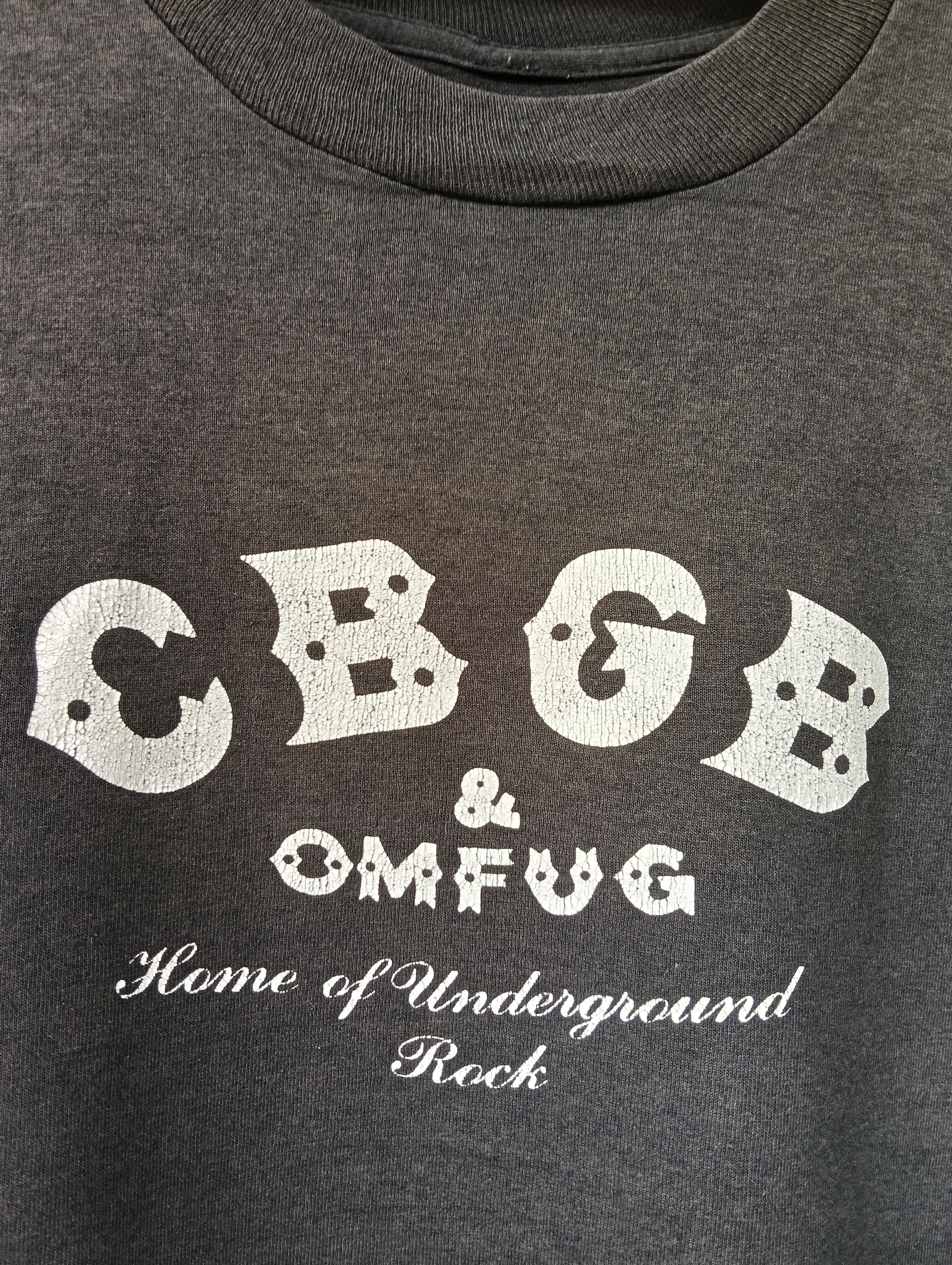 Vintage CBGB Omfug Tour Vintage T Shirt Punk Rock Underground BandL. Size US L / EU 52-54 / 3 - 2 Thumbnail