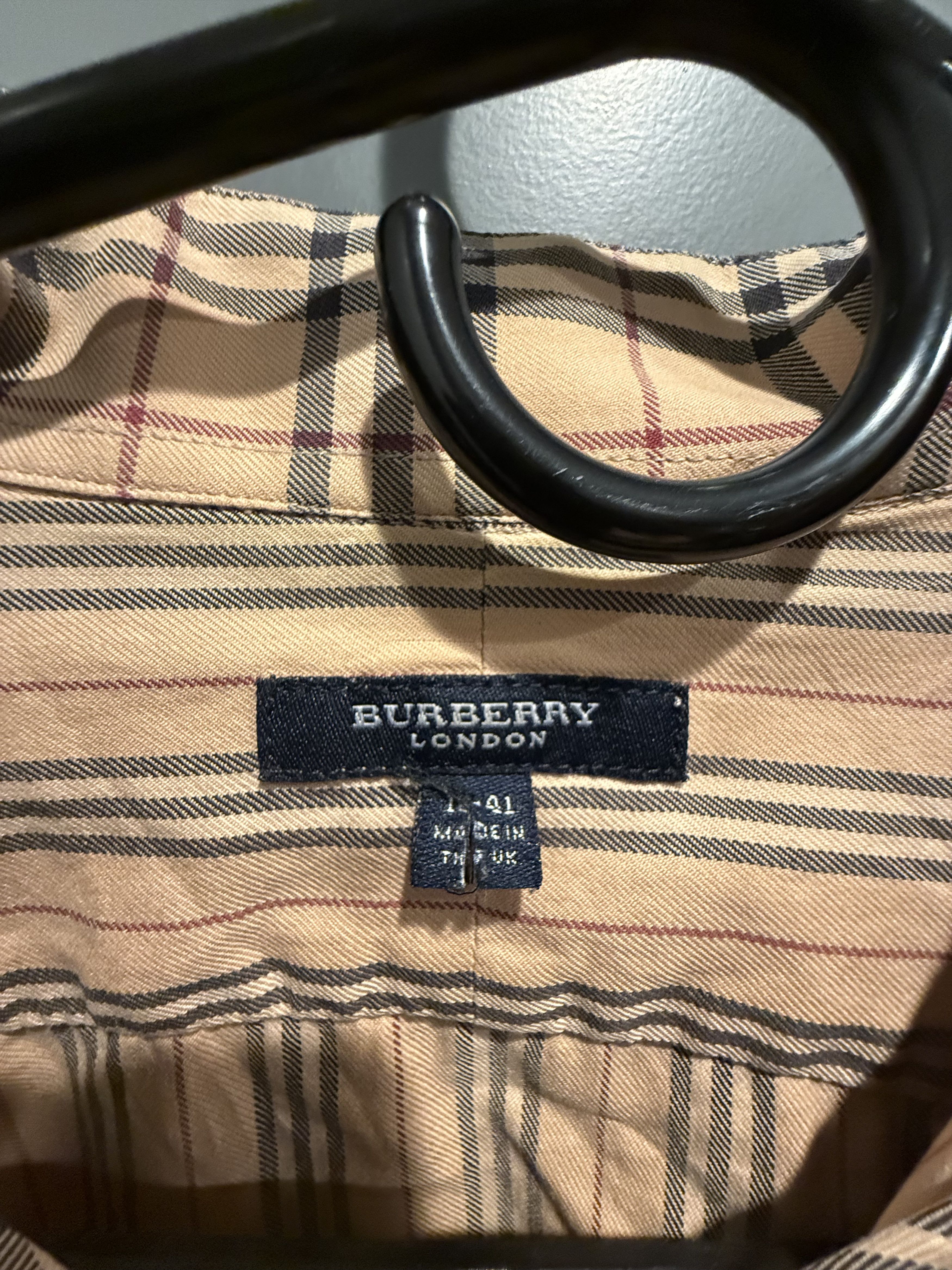 Burberry Burberry Unique Nova Check Shirt Size US L / EU 52-54 / 3 - 4 Thumbnail