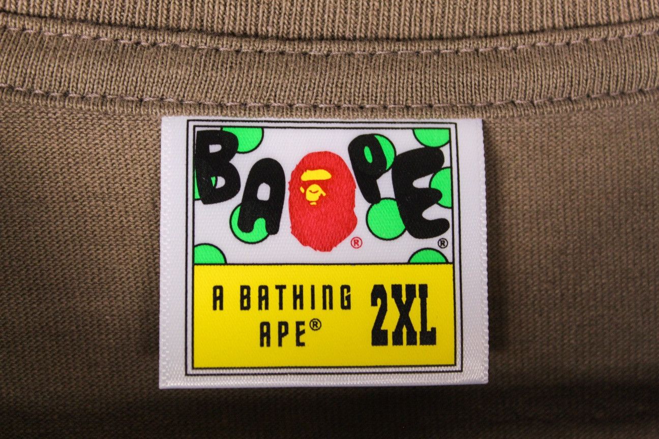 Bape BAPE Big Ape Head Tee Brown Size US XXL / EU 58 / 5 - 4 Thumbnail