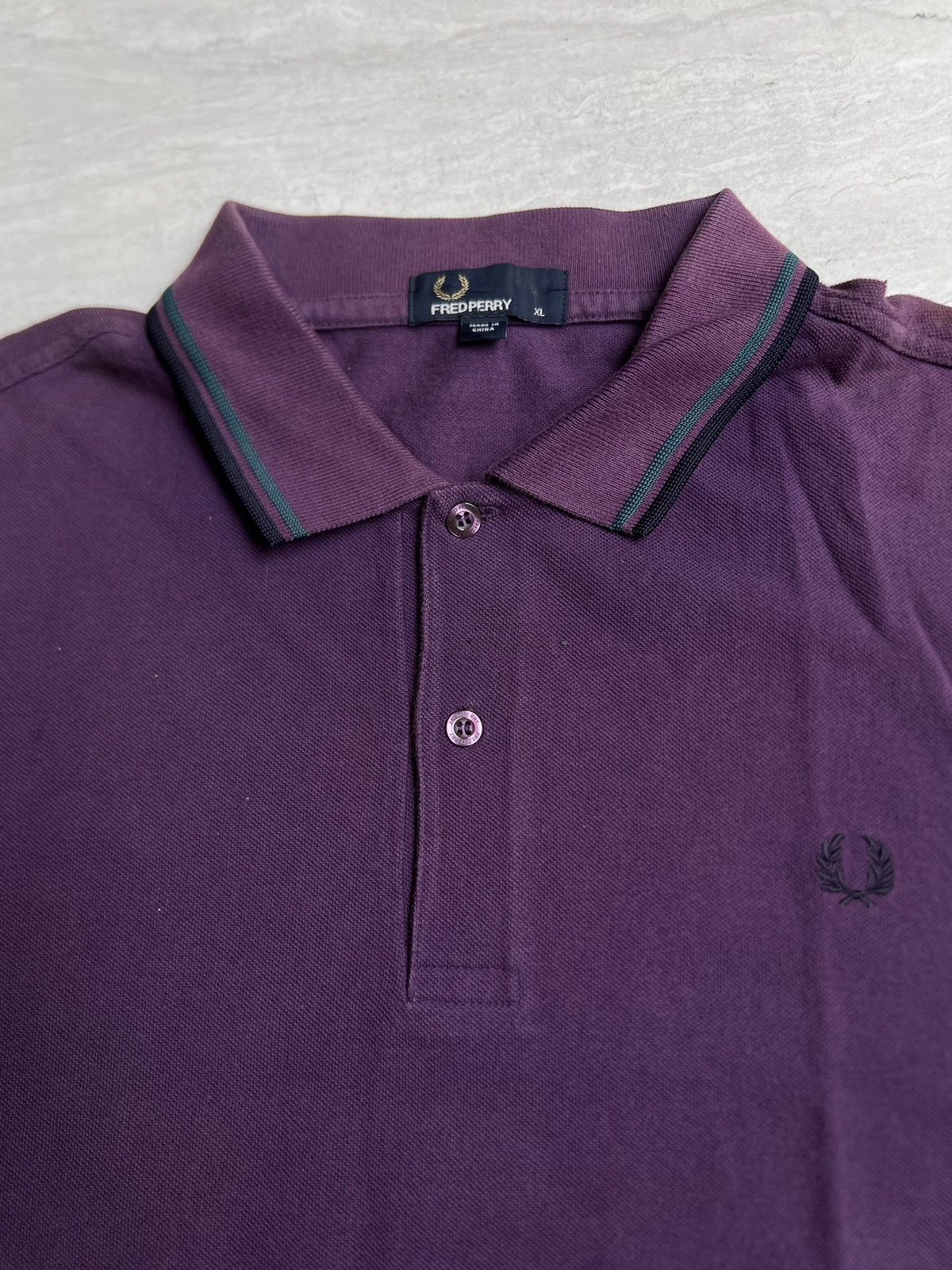 Fred Perry FREDPERRY Purple T-shirt Size US L / EU 52-54 / 3 - 4 Thumbnail