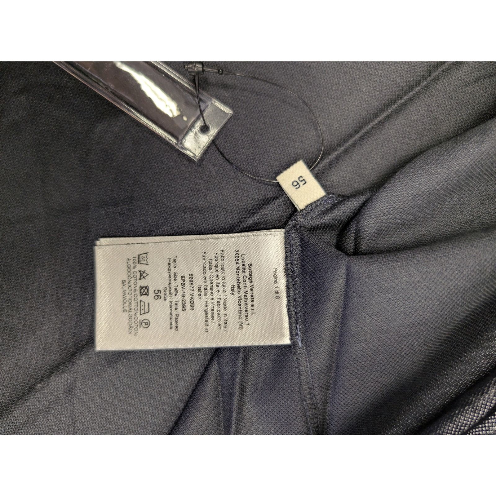 Bottega Veneta o1rshd1 Polo Dry Piquet T-Shirt in Black Size US XL / EU 56 / 4 - 16 Thumbnail