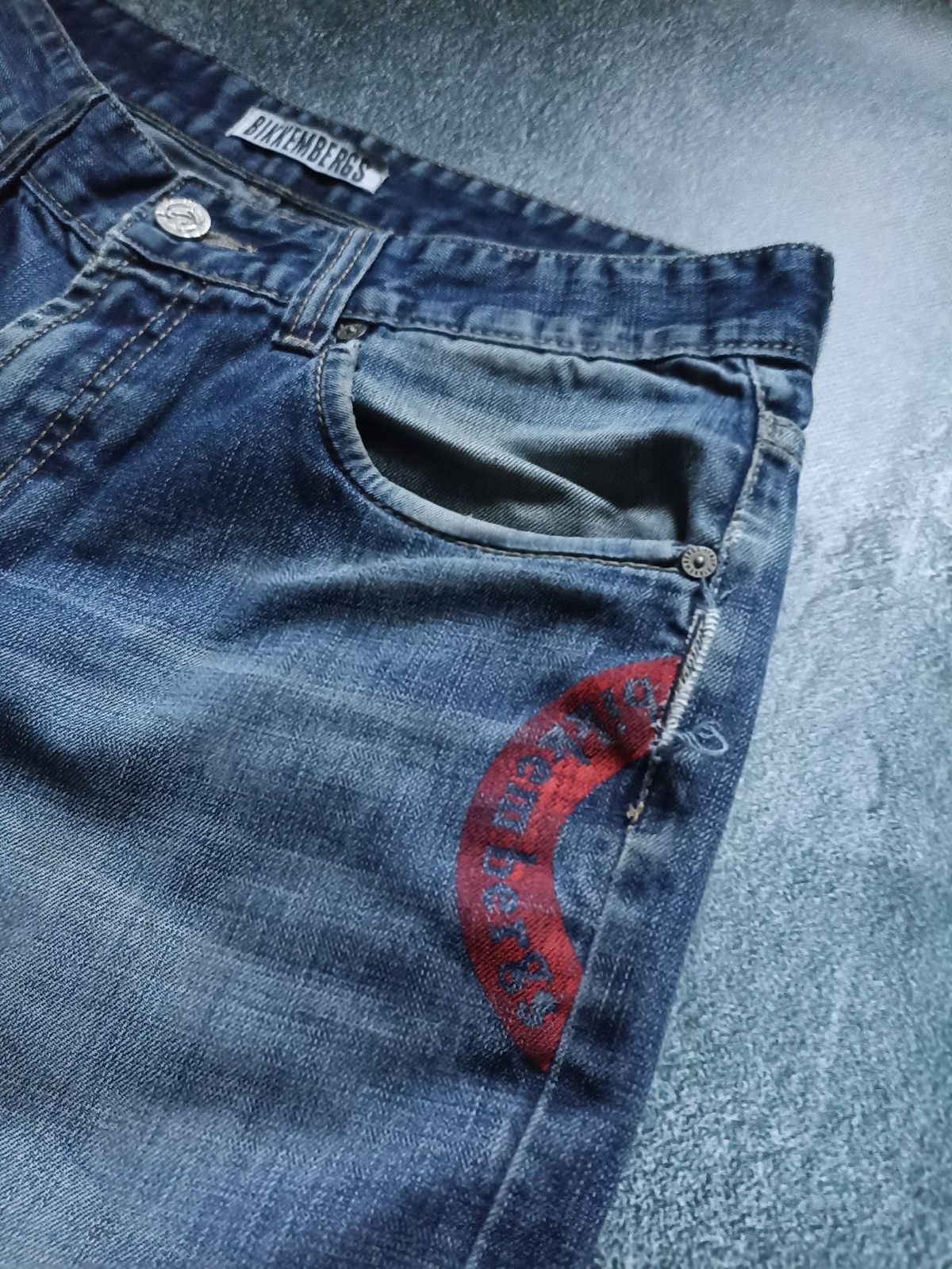 Dirk Bikkembergs Vintage Dirk Bikkembergs Y2K Denim Distressed Jeans Size 33 Size US 33 - 4 Thumbnail