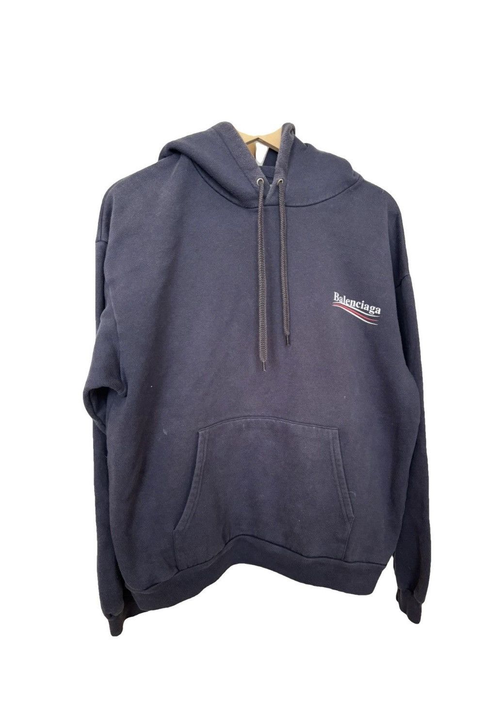 Balenciaga Balenciaga Political Campaign Blue Pullover