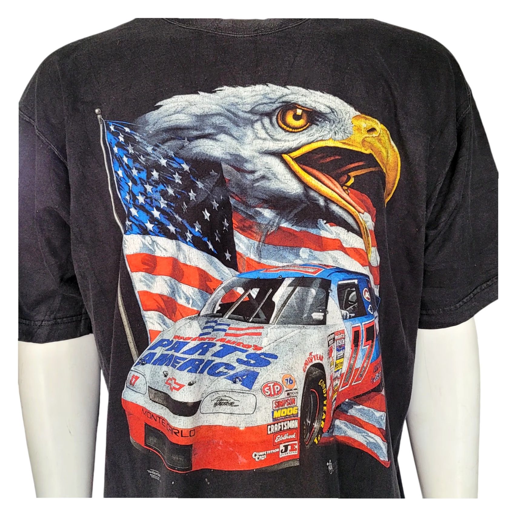 Fruit Of The Loom Darryl Waltrip NASCAR T-Shirt XXL Vintage Fruit of the Loom Racing Tee Size US XXL / EU 58 / 5 - 7 Thumbnail
