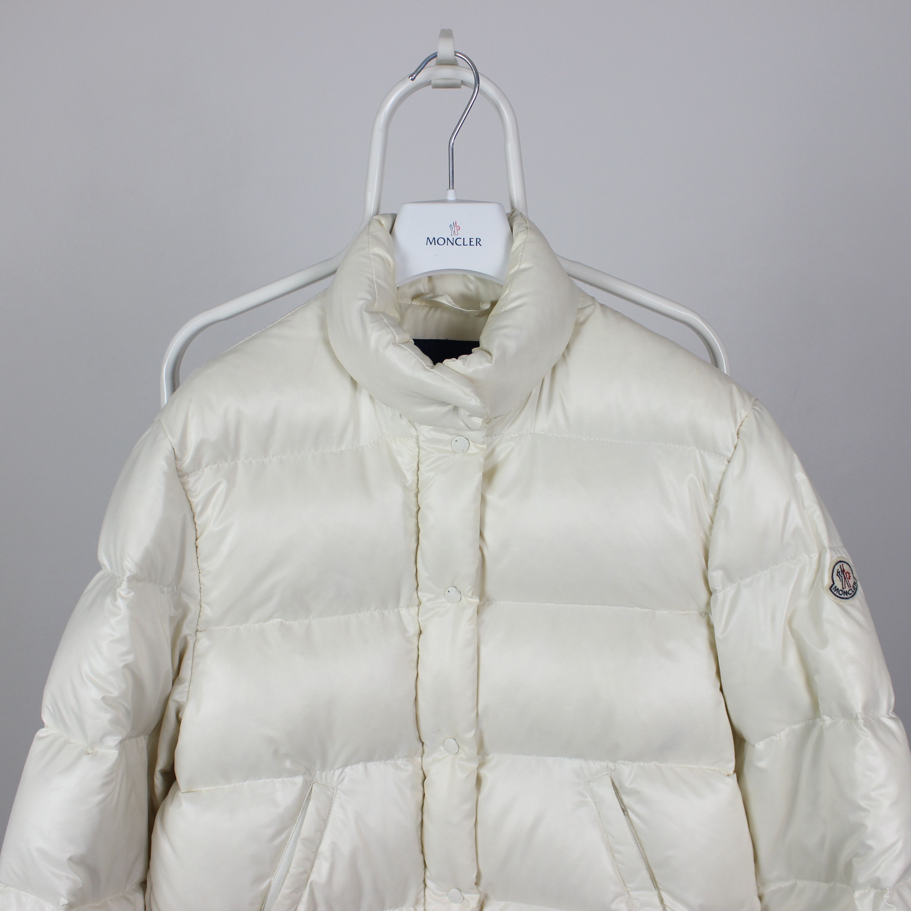 Moncler Moncler Grenoble jacket vintage down women XS 0 cream white Size XS / US 0-2 / IT 36-38 - 4 Thumbnail