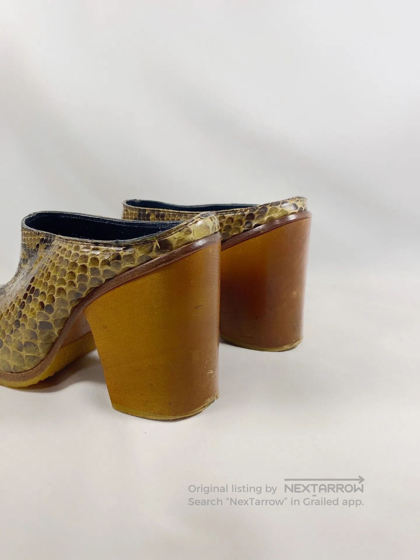Other Koji Kuga Snakeskin Slipper Boots. Size US 6 / IT 36 - 5 Thumbnail