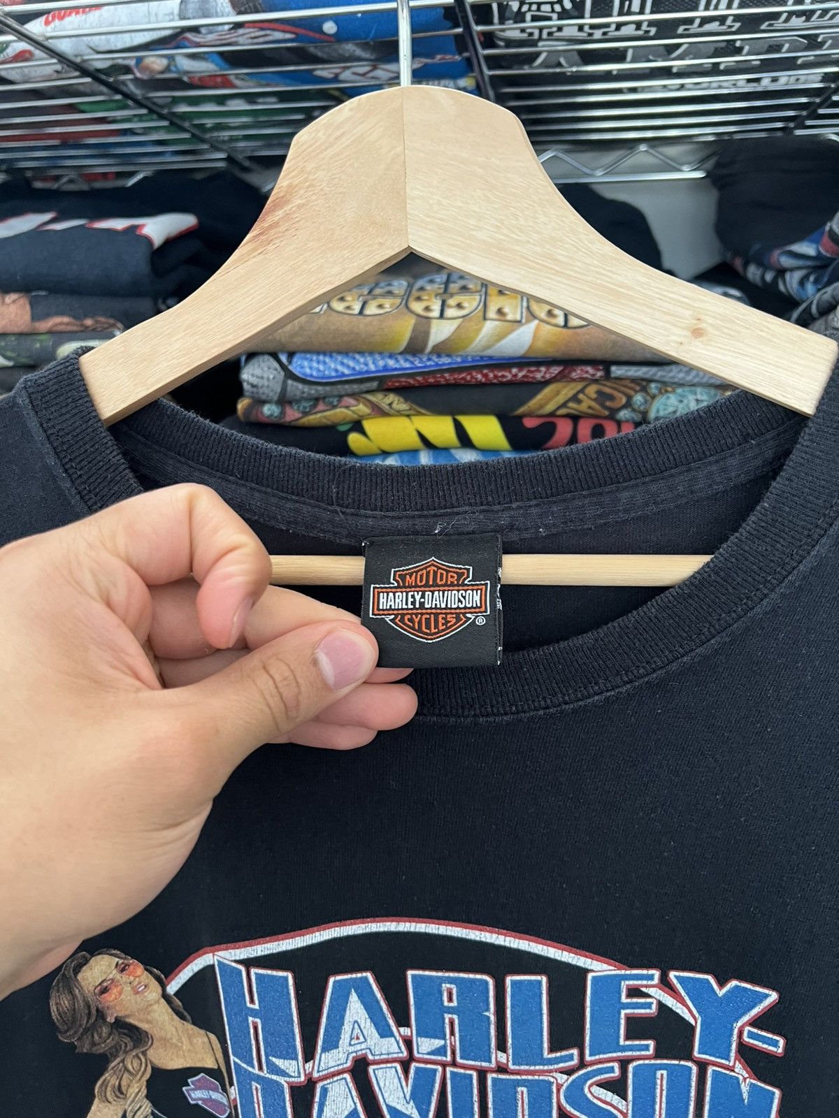 Harley Davidson H-D Black Sheep Huntington WV Sexy Tee Size US XL / EU 56 / 4 - 5 Thumbnail