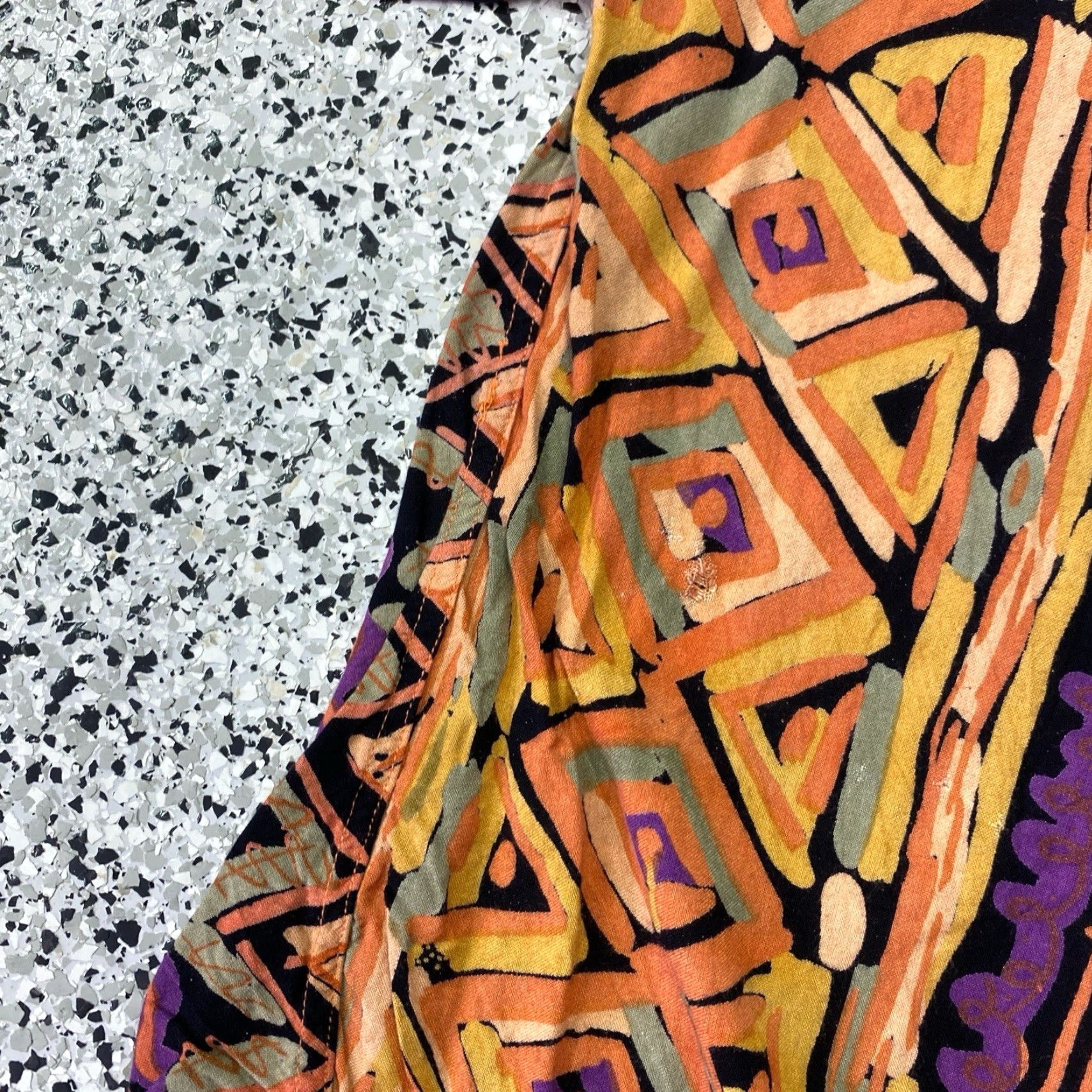 Vintage VINTAGE Goouch Shirt Mens Small Abstract Rayon Button Up 90s Art Print Size US S / EU 44-46 / 1 - 2 Thumbnail