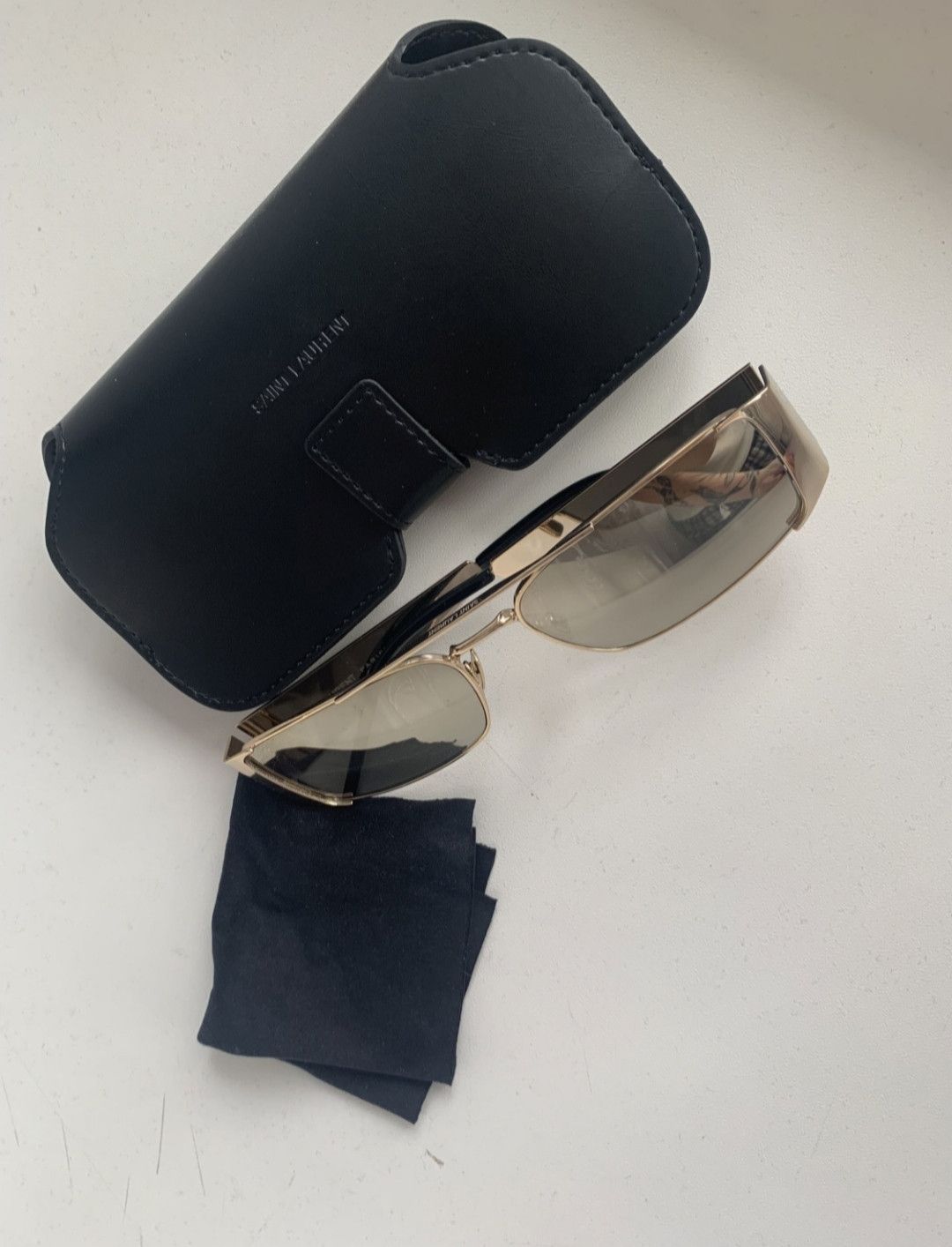 Saint Laurent Paris Saint Laurent SL366 Lenny Metal Golden Sunglasses Size ONE SIZE - 2 Thumbnail