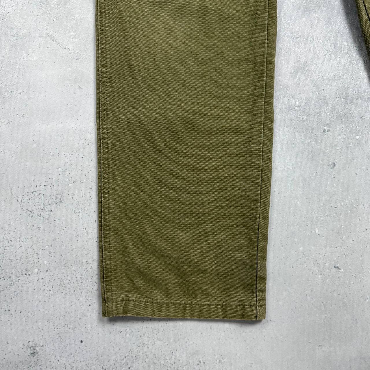 Quiksilver Vintage 2000s Quiksilver Barney Canvas Carpenter Pants Khaki Size US 31 - 6 Thumbnail