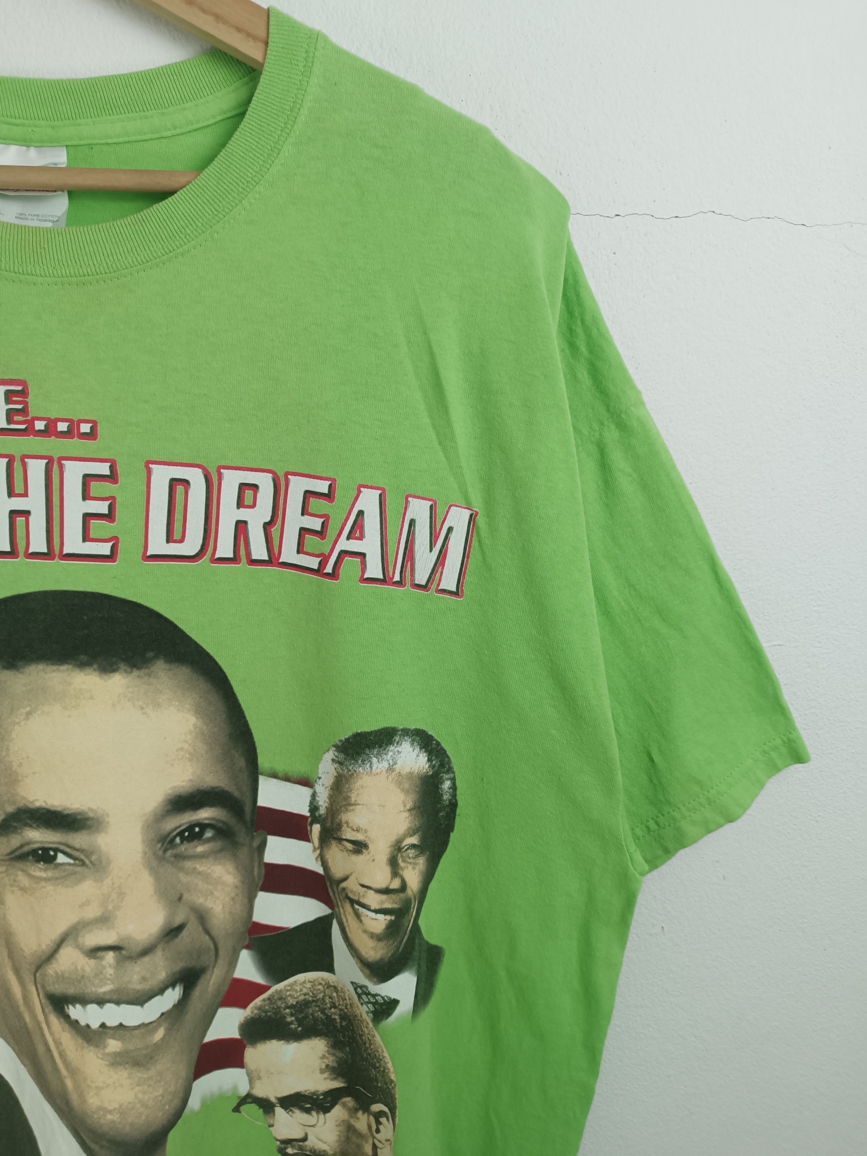 Vintage VINTAGE 2008 OBAMA LUTHER KING MALCOLM X MANDELA VERY RARE Size US XL / EU 56 / 4 - 6 Thumbnail