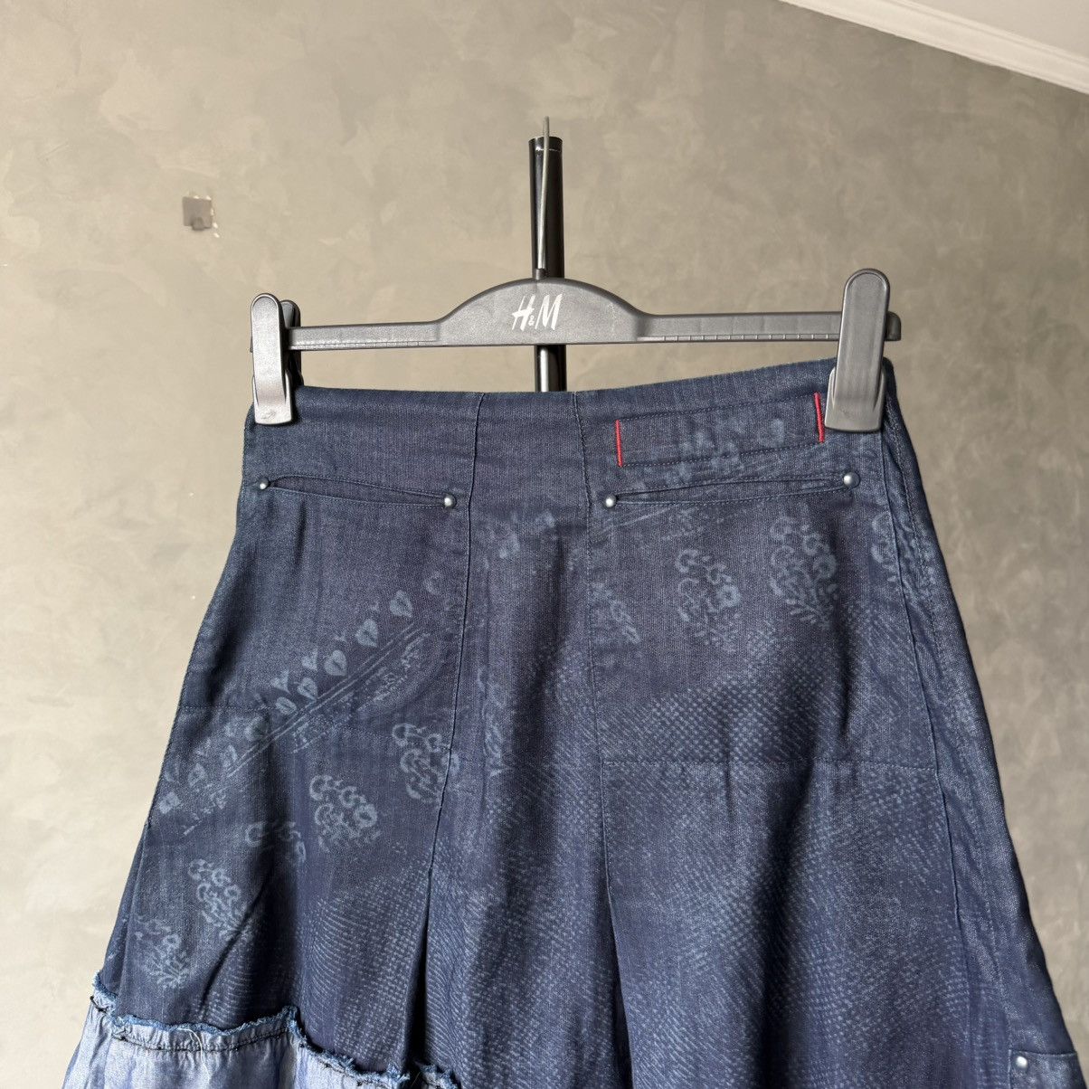 Marithe + Francois Girbaud Y2K Marithe Francois Girbaud Pleated Denim Skirt Size 25" / US 0 / IT 36 - 5 Thumbnail