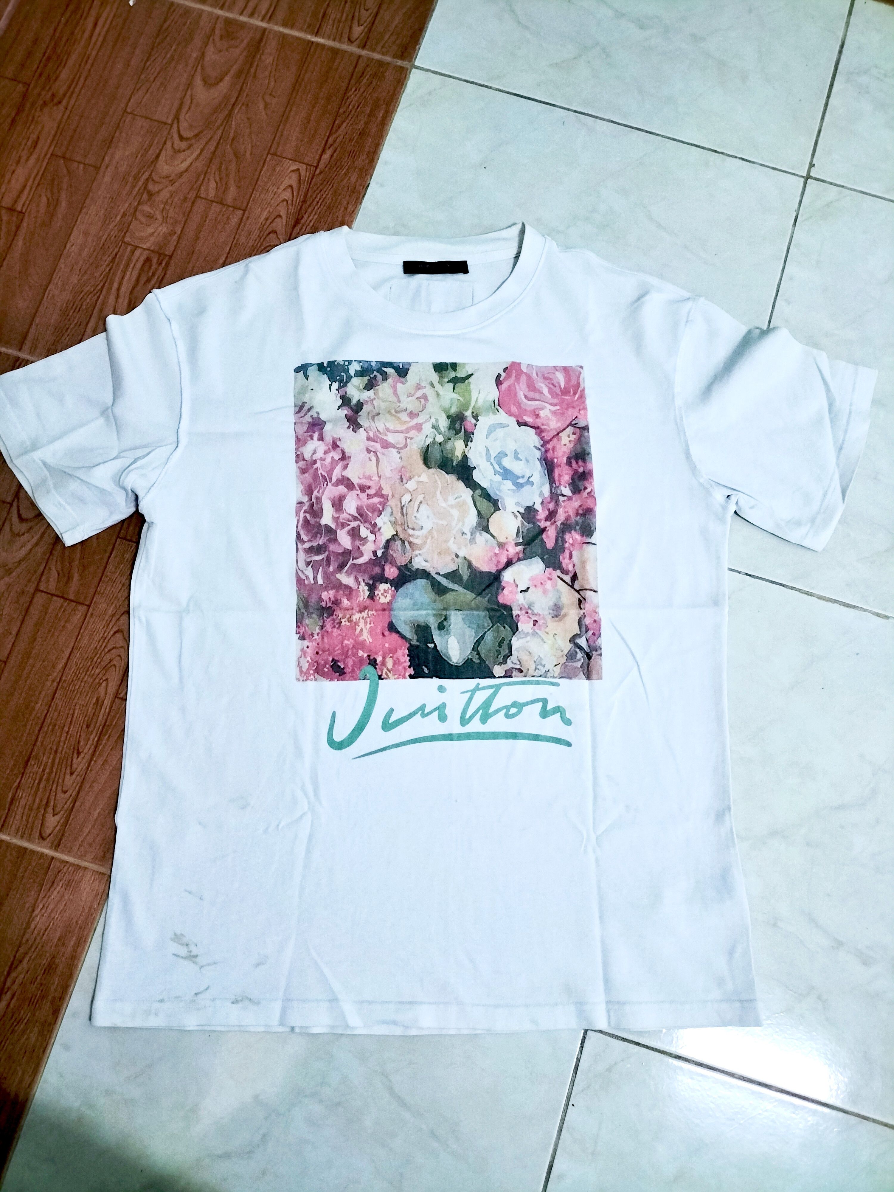 Louis Vuitton Louis Vuitton Floral Tshirt Size US M / EU 48-50 / 2 - 1 Thumbnail