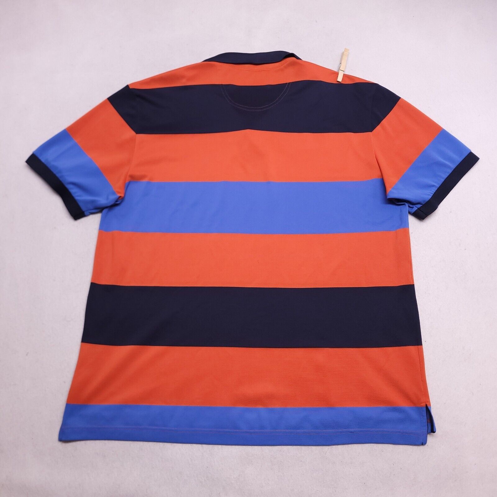 Izod IZOD Pullover Polo Shirt Adult Men Size XL Orange Blue Black Size US XL / EU 56 / 4 - 10 Thumbnail