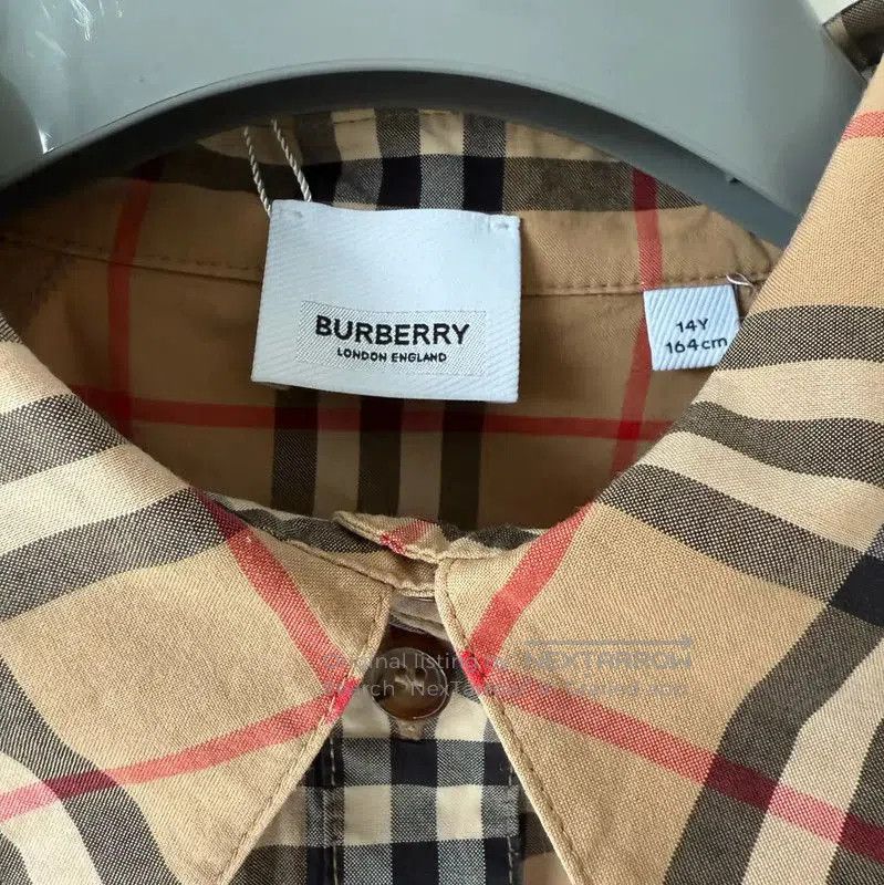 Burberry Burberry Long Sleeve Cotton Check Shirt. Size L / US 10 / IT 46 - 5 Thumbnail