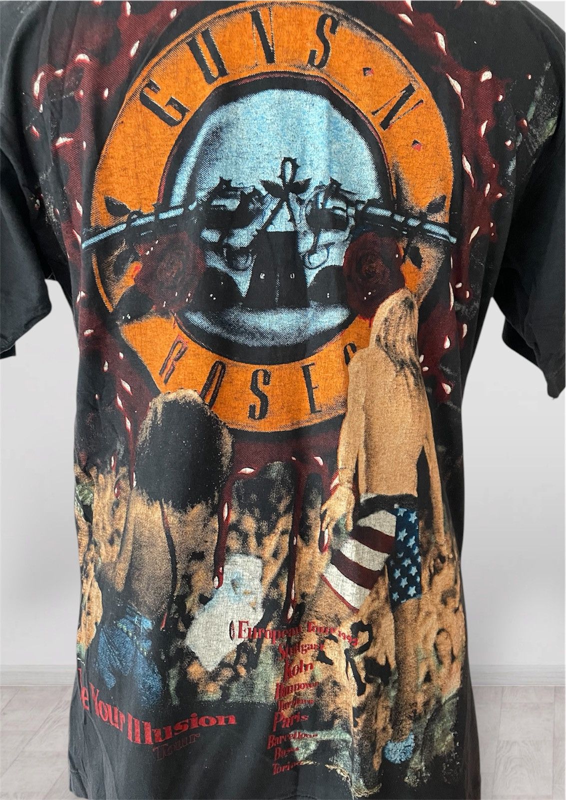Vintage Vintage Guns N Roses Use Your Illusion Tour Empire Bootleg Size US XL / EU 56 / 4 - 7 Thumbnail