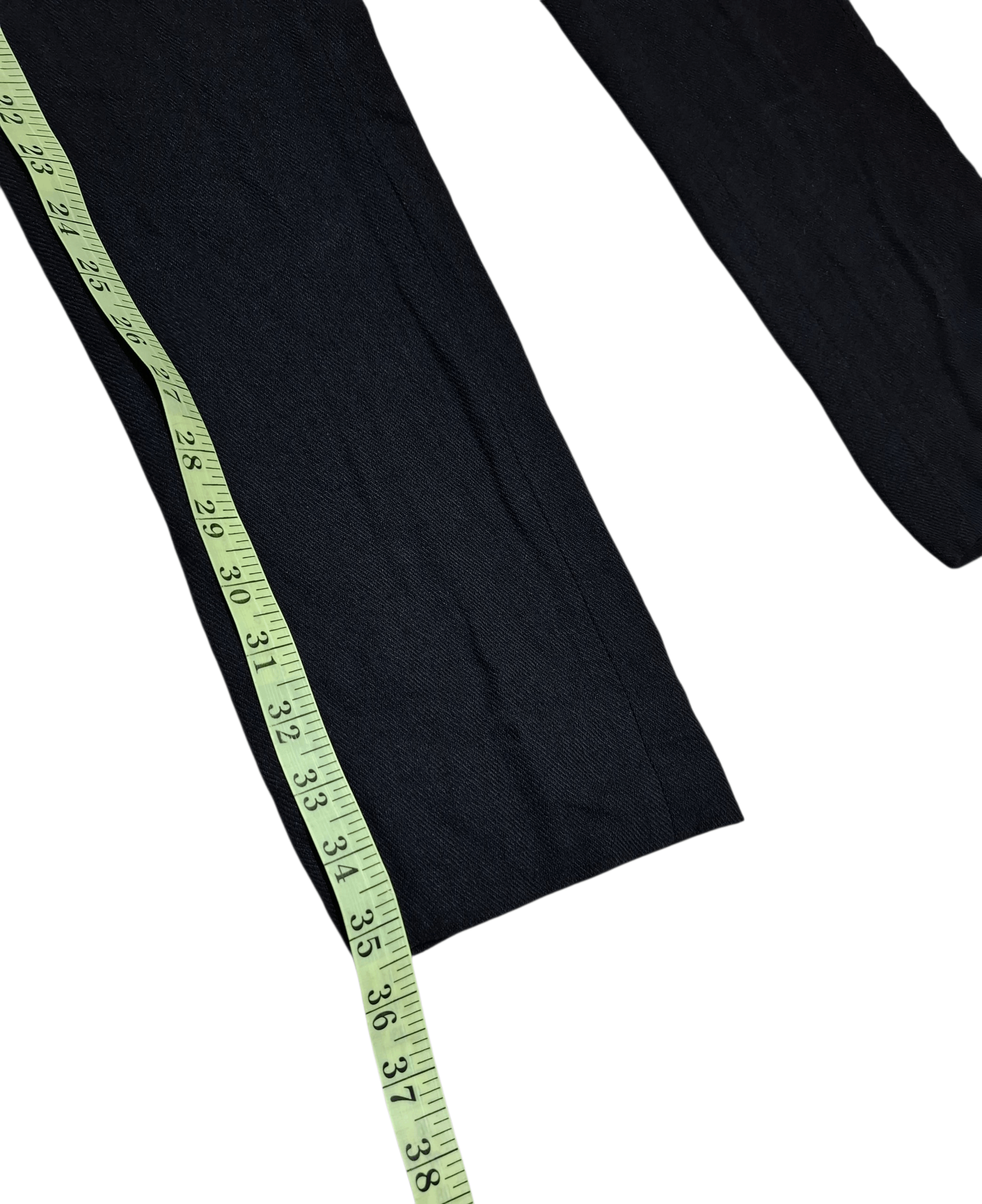 Ann Demeulemeester Ann Demeulemeester Belted Wool-Linen Trousers Size 28" / US 6 / IT 42 - 22 Thumbnail