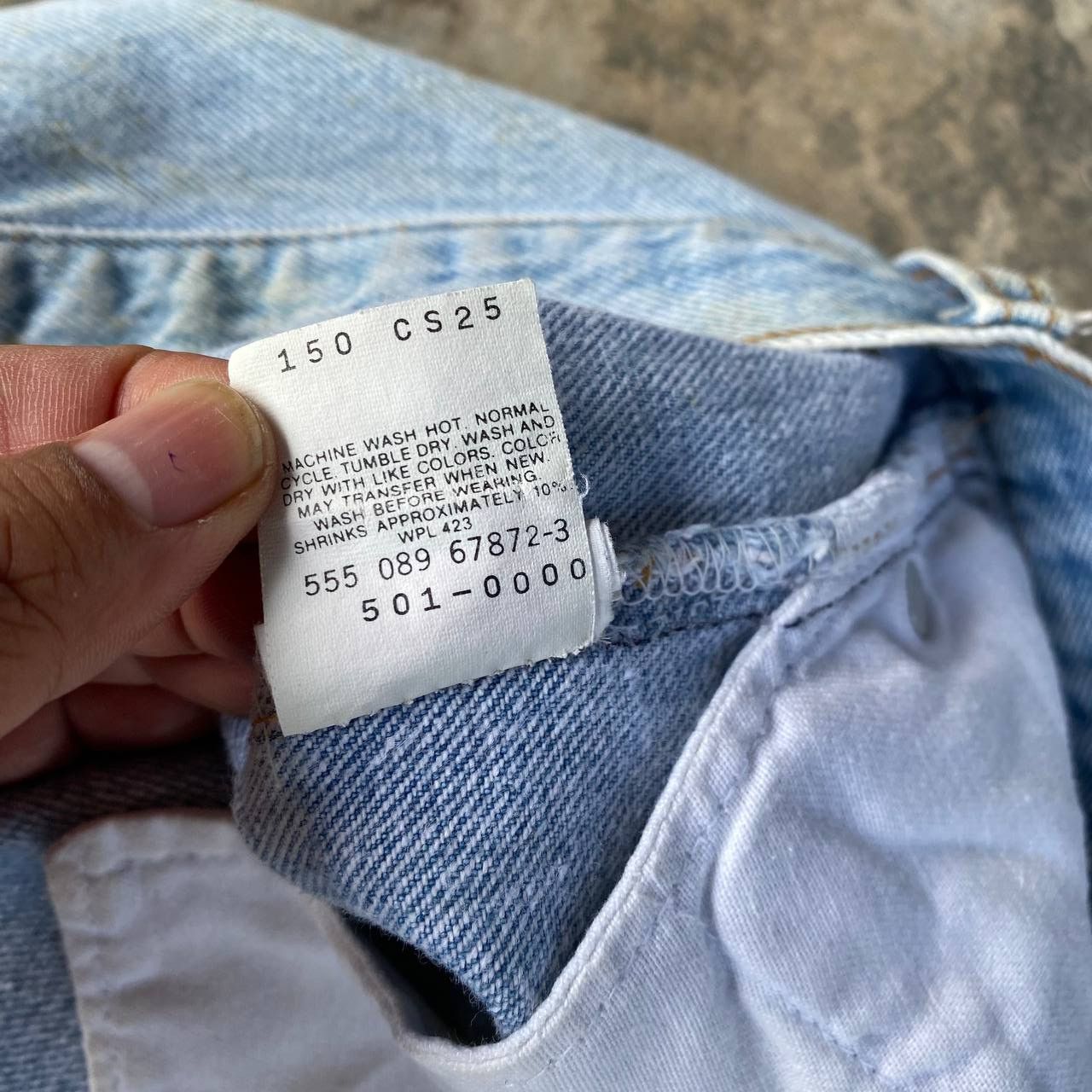 Levi's × Vintage VINTAGE 1989 LEVIS 501XXSTONEWASH DIRTY 555 BUTTON W29X32.5 Size US 29 - 5 Thumbnail