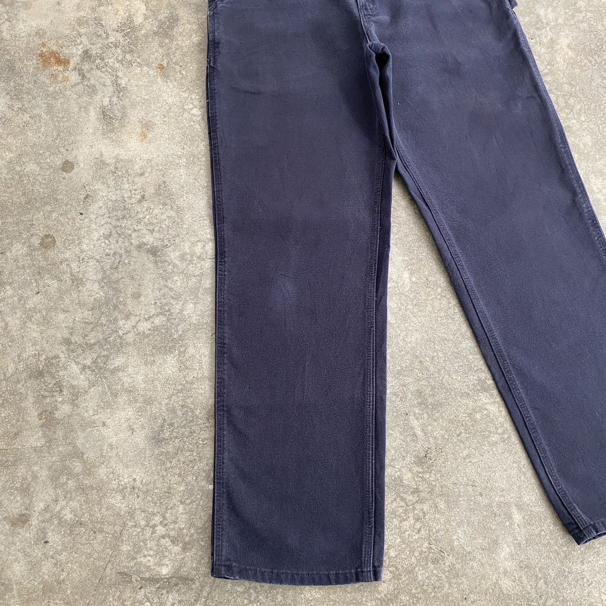 Carhartt Size 30x30.5 VTG Carhartt Midnight Blue Carpenter Work Pants Size US 30 / EU 46 - 5 Thumbnail