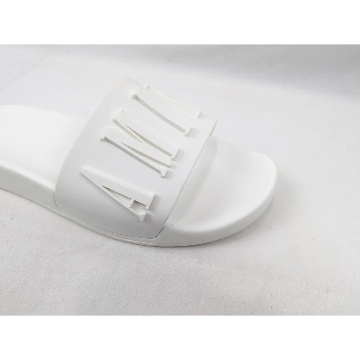 Amiri o1rshd1 Q:7 / Logo Pool Slide in White 43 Size US 10 / EU 43 - 3 Thumbnail