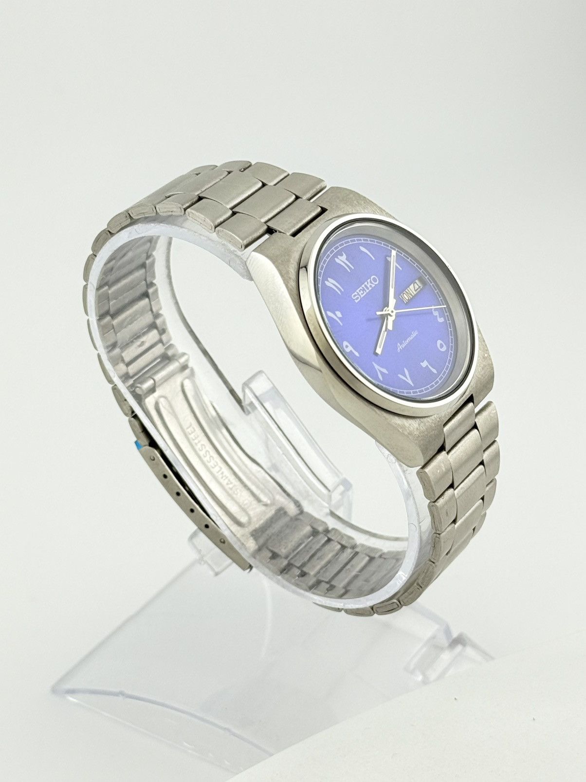 Seiko Seiko 5 Automatic Men’s Watch Navy Blue Dial Day Date Watch Size 36 - 3 Thumbnail