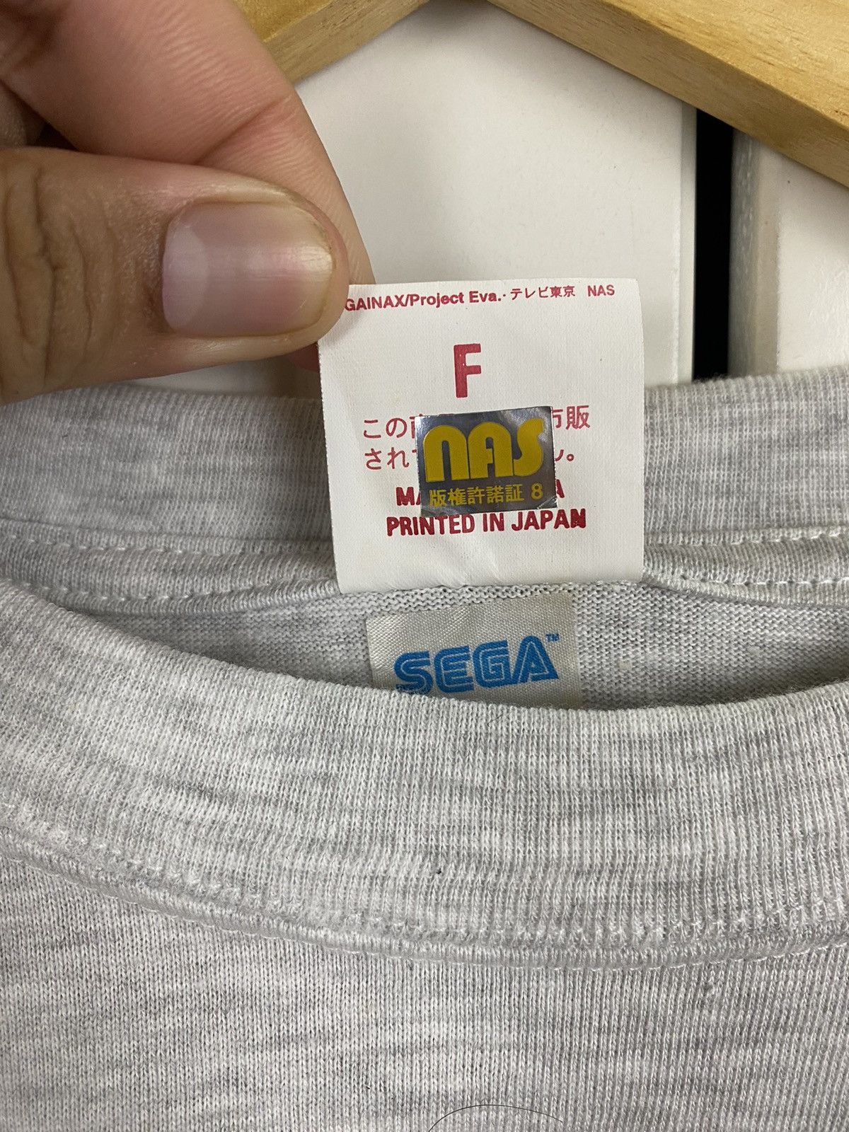 Anime × Japanese Brand × Vintage Vintage 90s Evangelion Promo Sega Tee Size US M / EU 48-50 / 2 - 7 Thumbnail