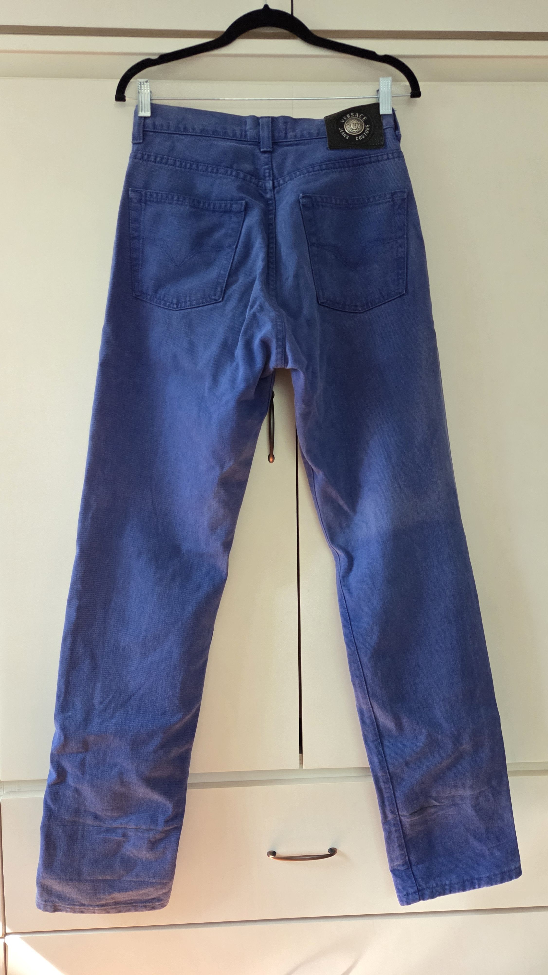Versace Jeans Couture Y2K Vintage Versace Jeans Couture Deep Cornflower Blue Denim Size US 30 / EU 46 - 6 Thumbnail