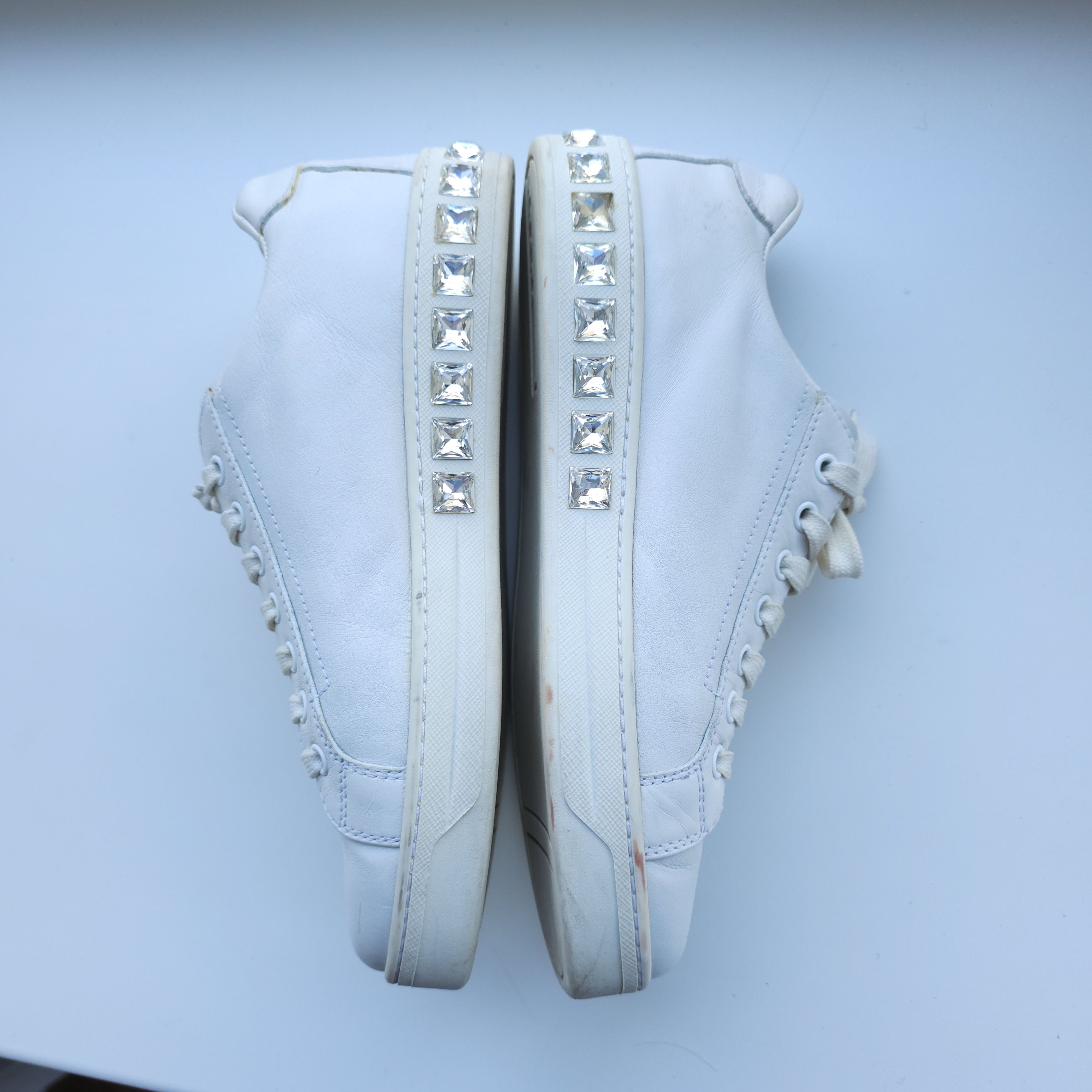 Prada Prada Leather Trainers made in Italy Womens EUR 37,5 US 7,5 Size US 7.5 / IT 37.5 - 11 Thumbnail
