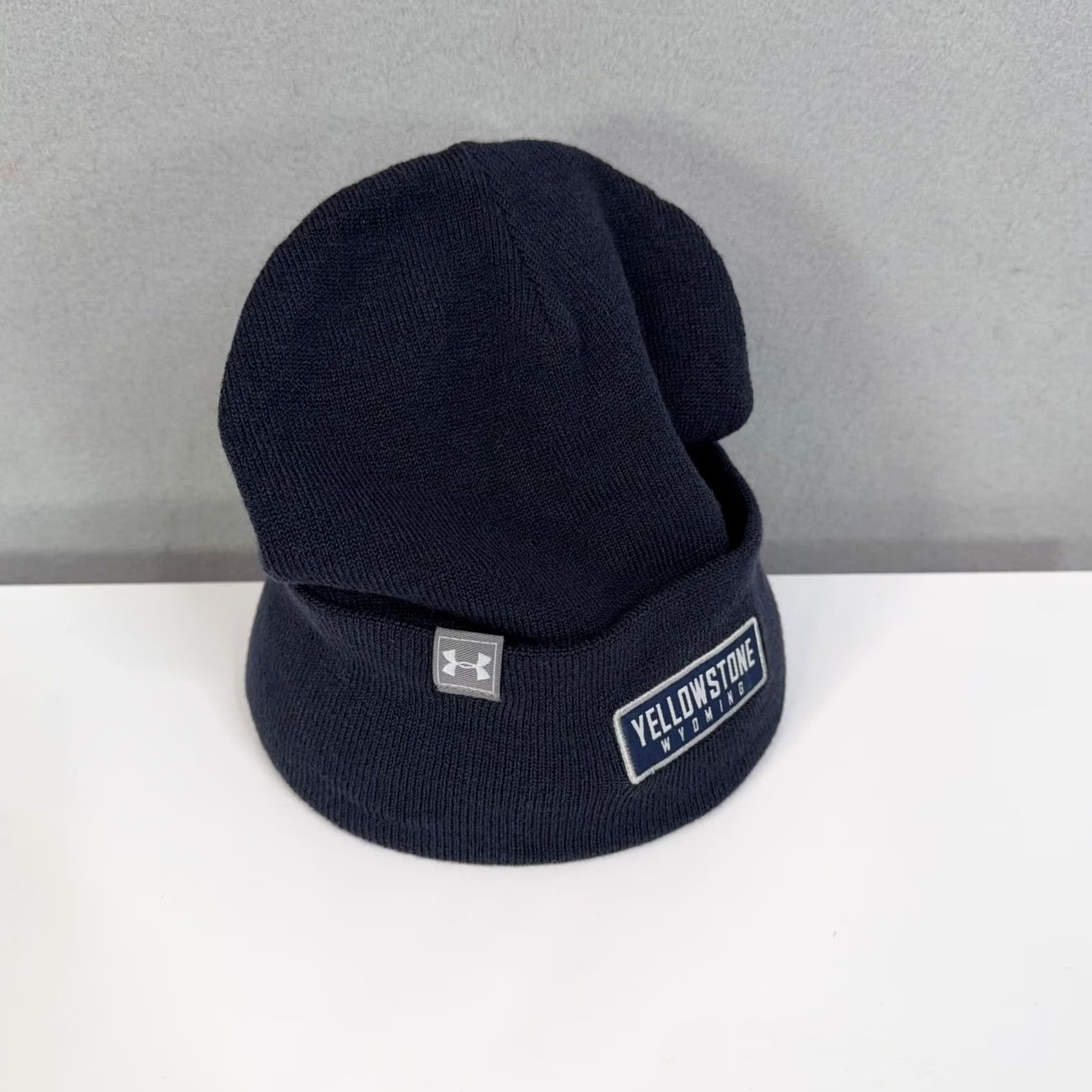 Under Armour Under Armour Hat Mens One Size Blue Beanie Yellowstone Wyoming Cuffed Winter NWT Size ONE SIZE - 3 Thumbnail