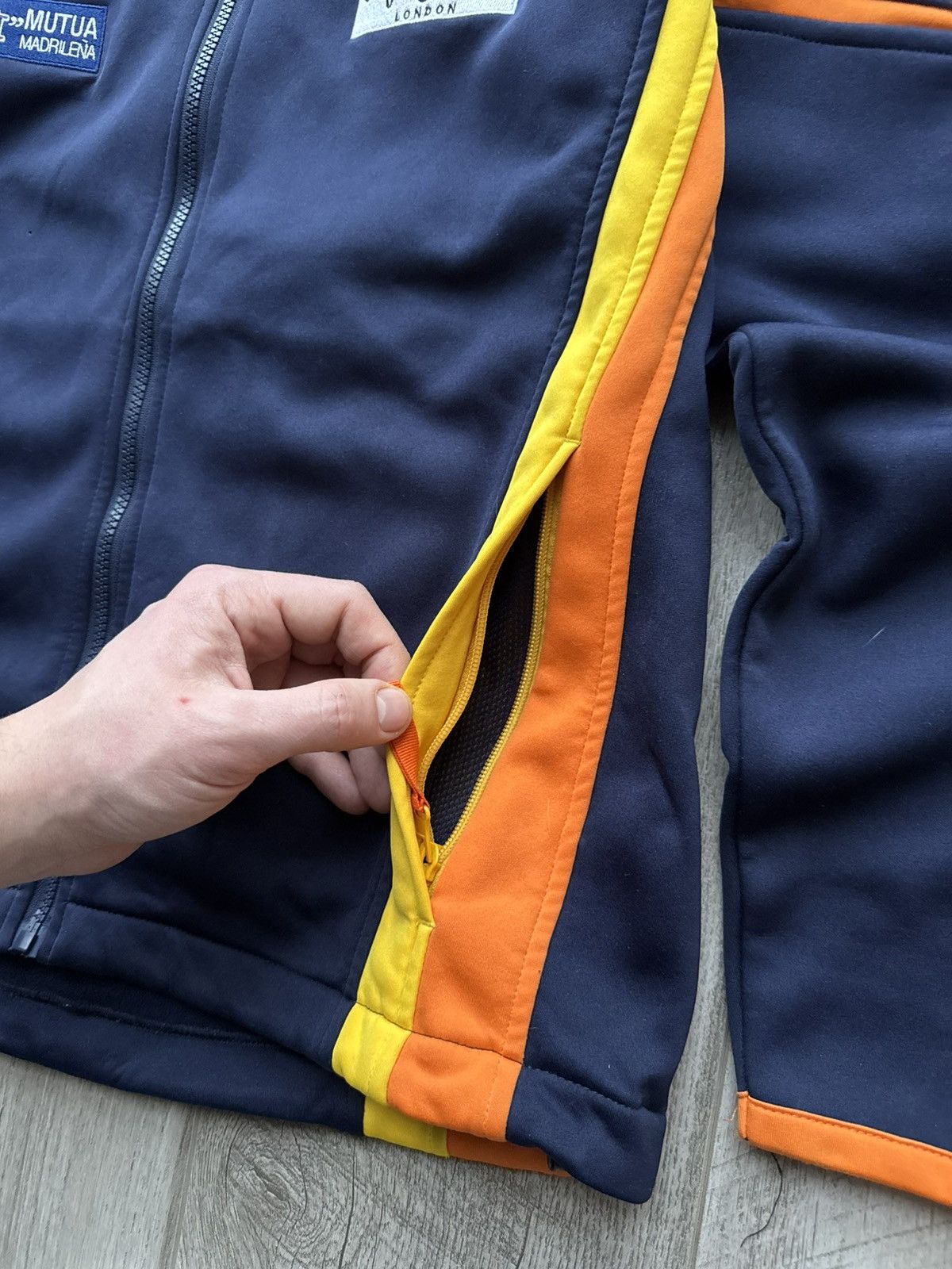 Formula 1 Vintage Renault F1 Team Pepe Jeans ING Total Fleece Jacket Size US L / EU 52-54 / 3 - 8 Thumbnail