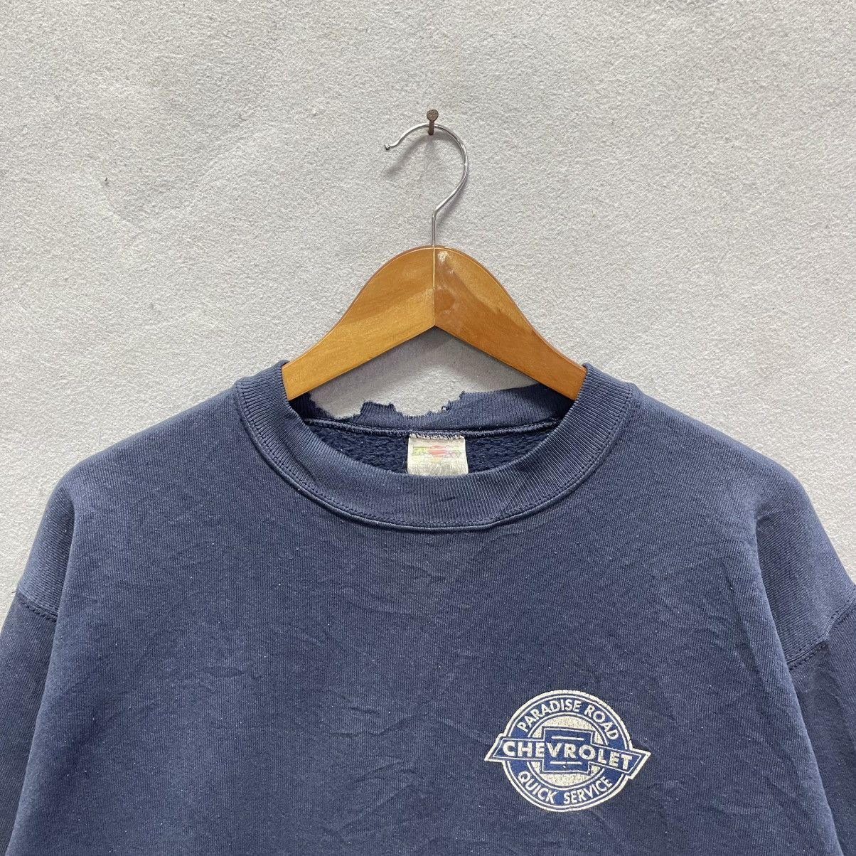 Fruit Of The Loom Vintage Chevrolet “Paradise Road Quick Service” Sweatshirt Size US M / EU 48-50 / 2 - 2 Thumbnail