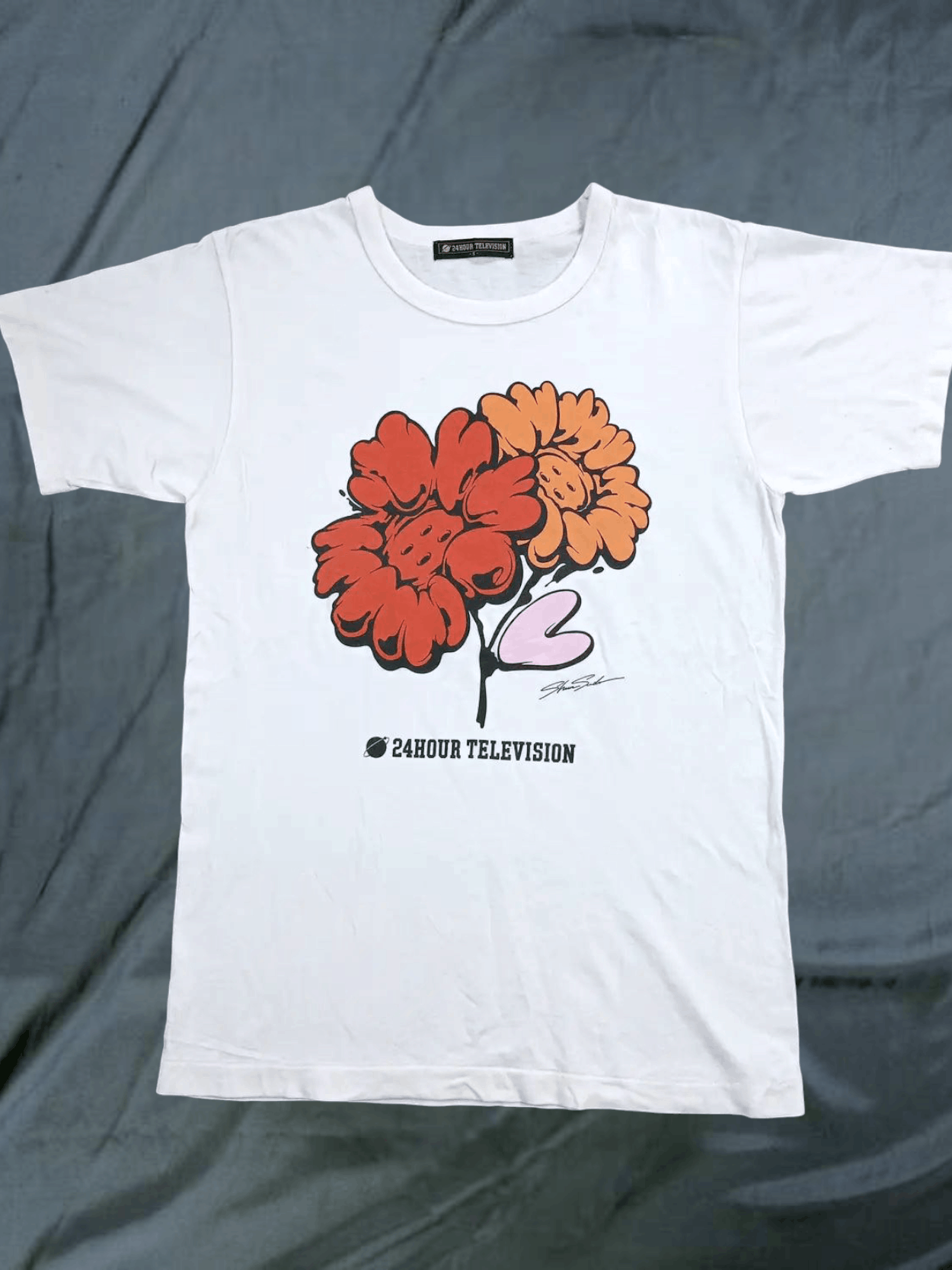 Japanese Brand × Vintage Vintage Single Stitch 24 Hour Television X Shun Sudo Tees Size US S / EU 44-46 / 1 - 14 Thumbnail