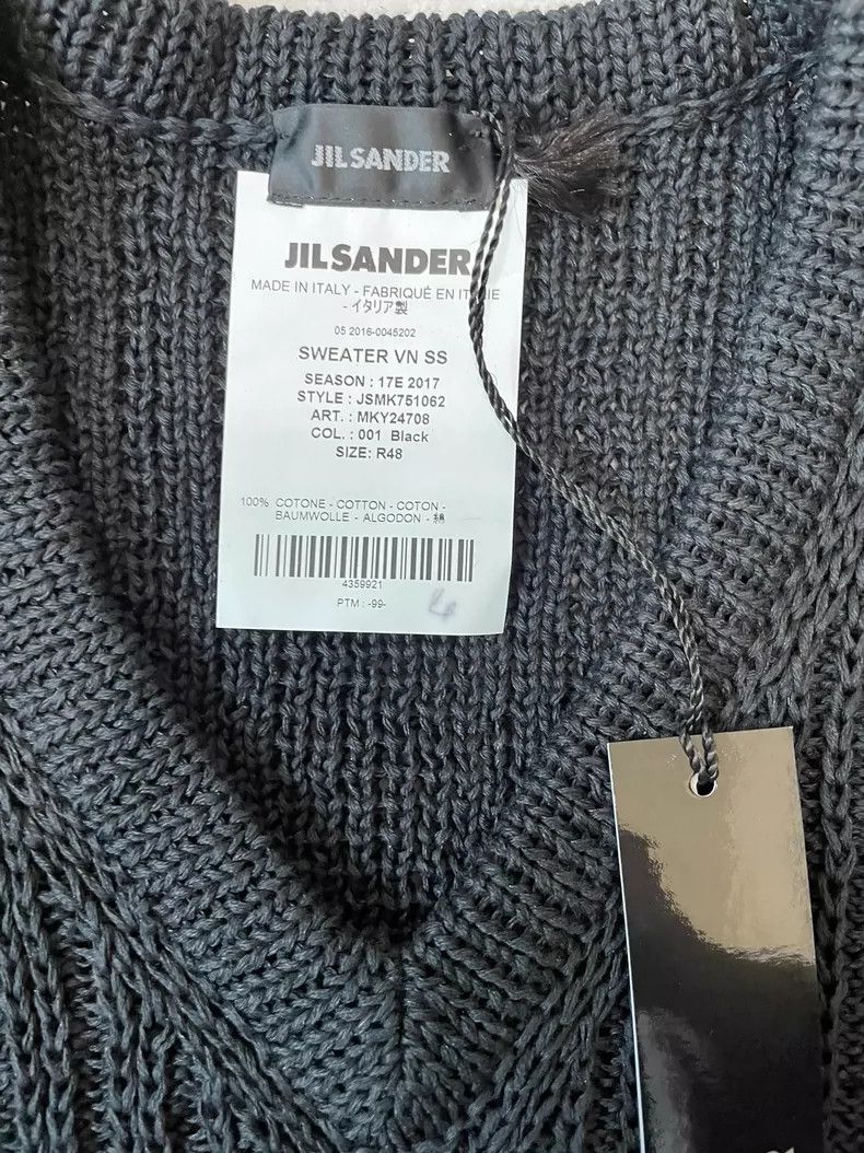 Jil Sander Jil Sander Special weave cropped sleeve with unique silhou Size L / US 10 / IT 46 - 3 Thumbnail