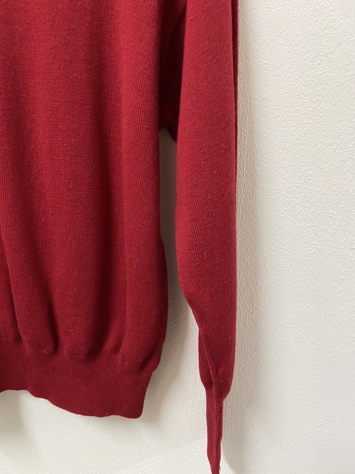 Yves Saint Laurent Vtg Yves Saint Laurent YSL Knitwear Red Size US L / EU 52-54 / 3 - 9 Thumbnail